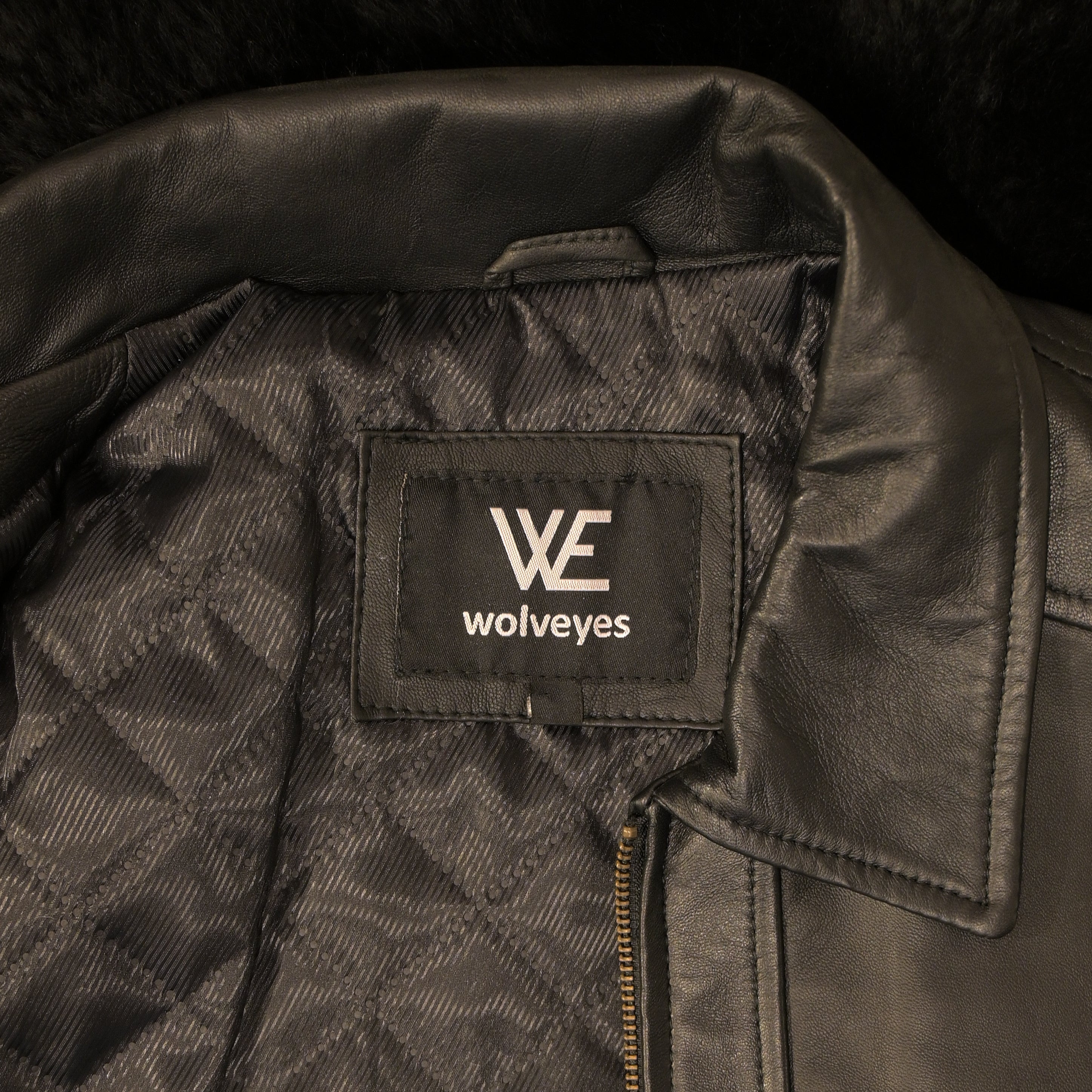 Black Leather Jacket sf001