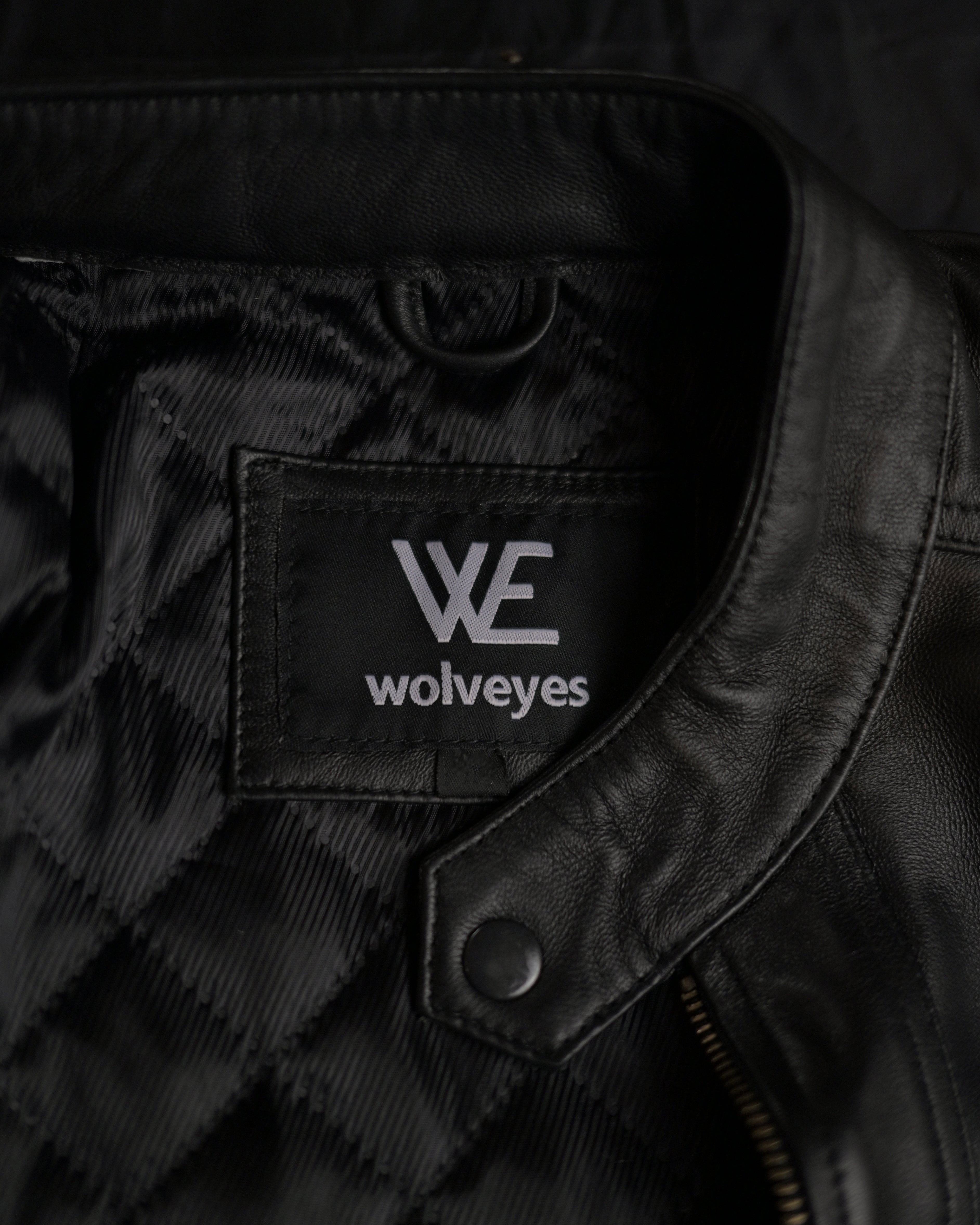 Black Leather Jacket sf002