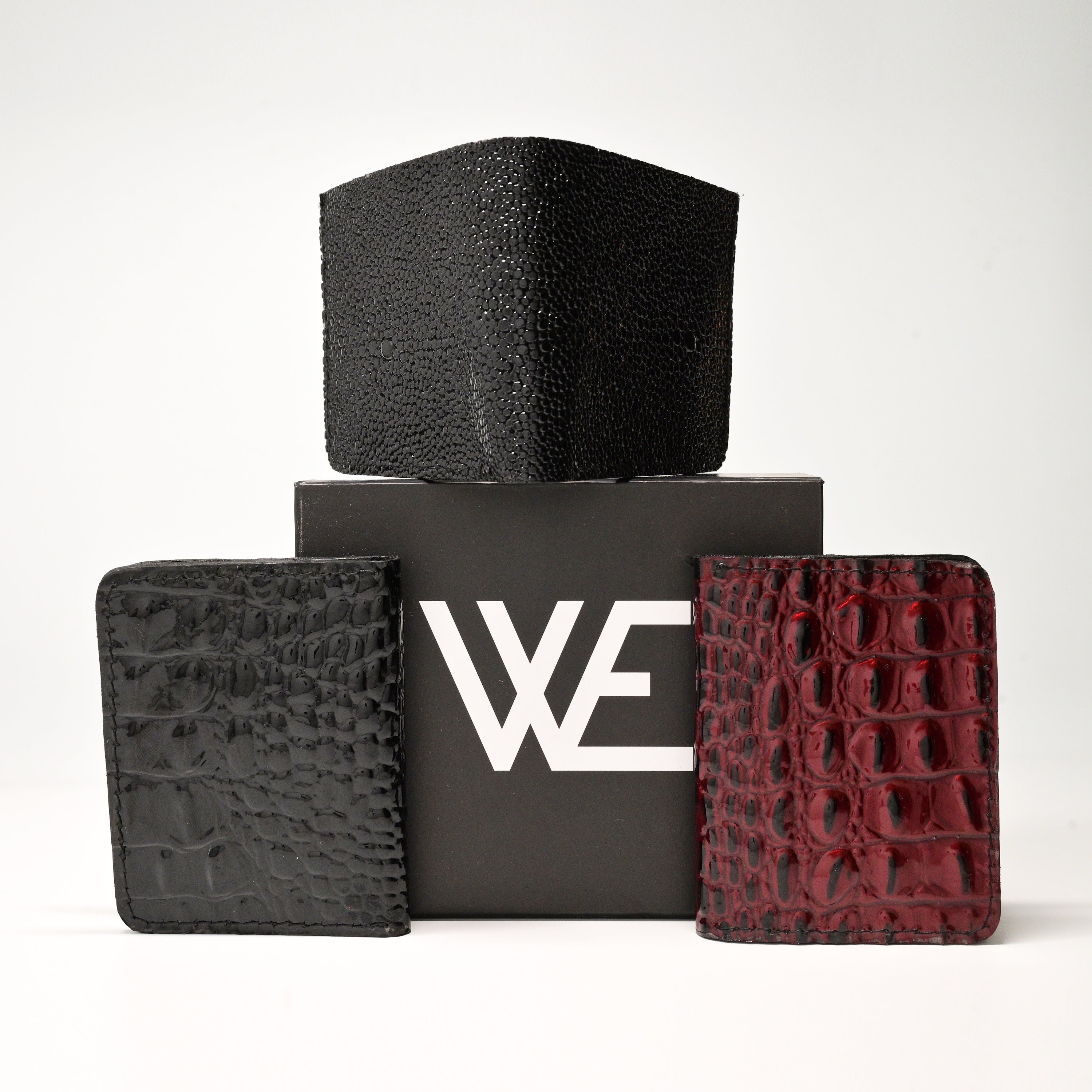 Crocodile Pattent Leather card Wallet