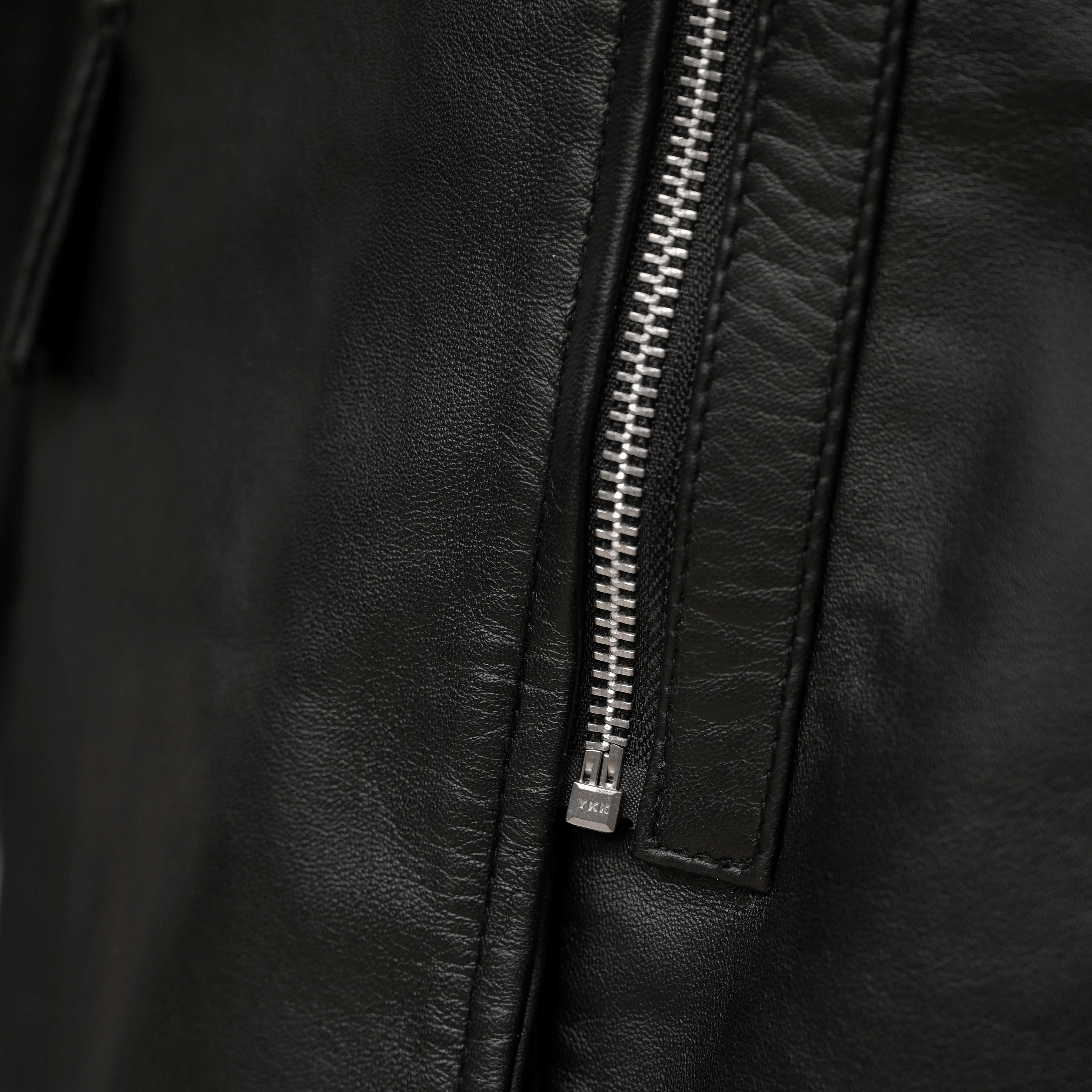 Female Classic Leather Long Coat – Fl01