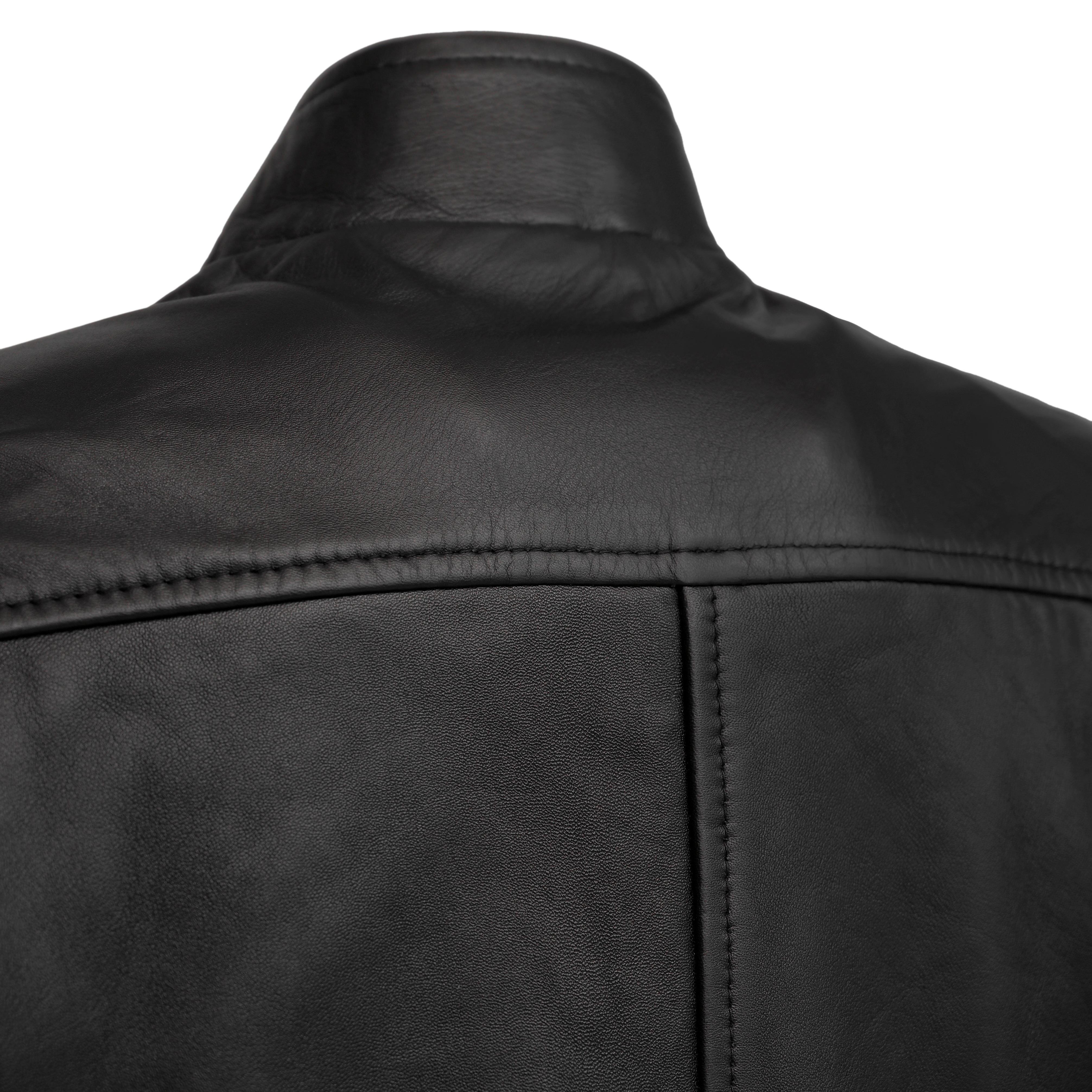 Female Classic Leather Long Coat – Fl01