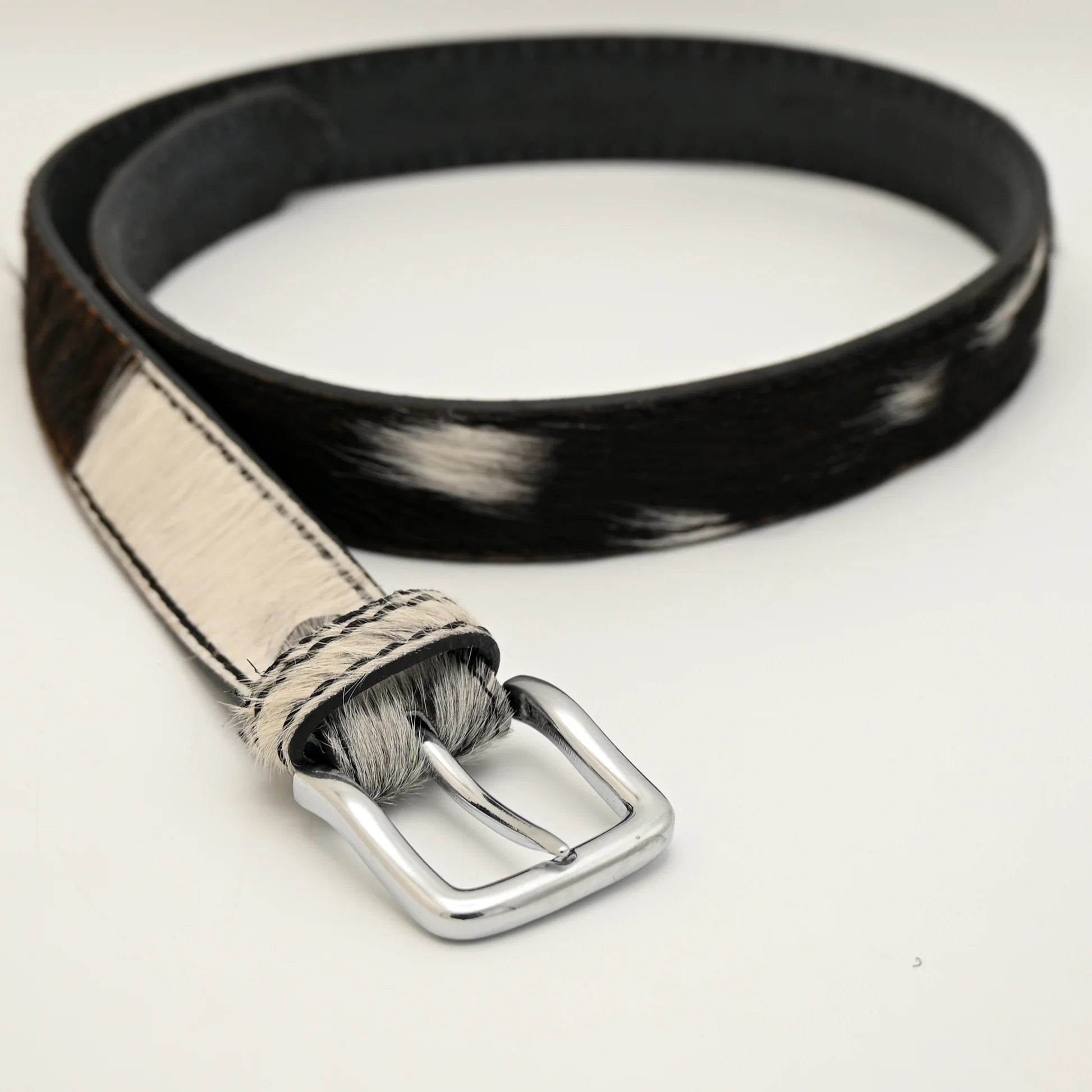 Hair on Leather belt
