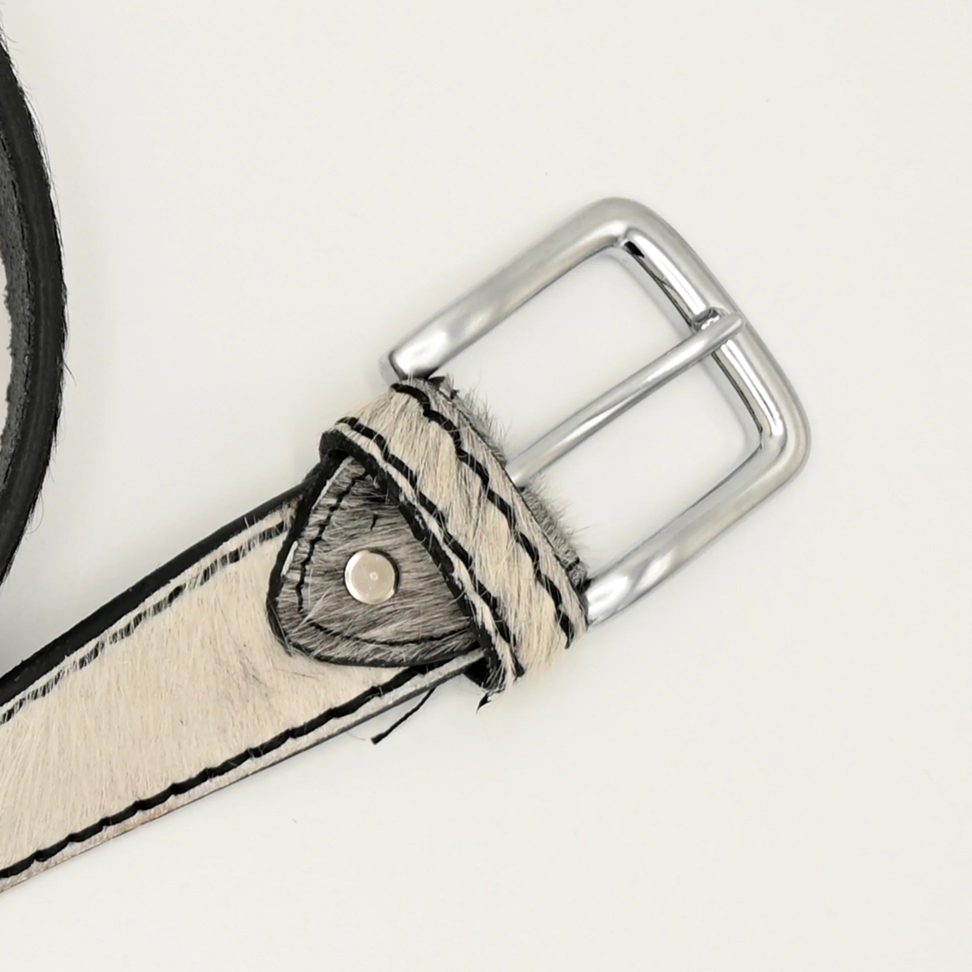 Hair on Leather belt