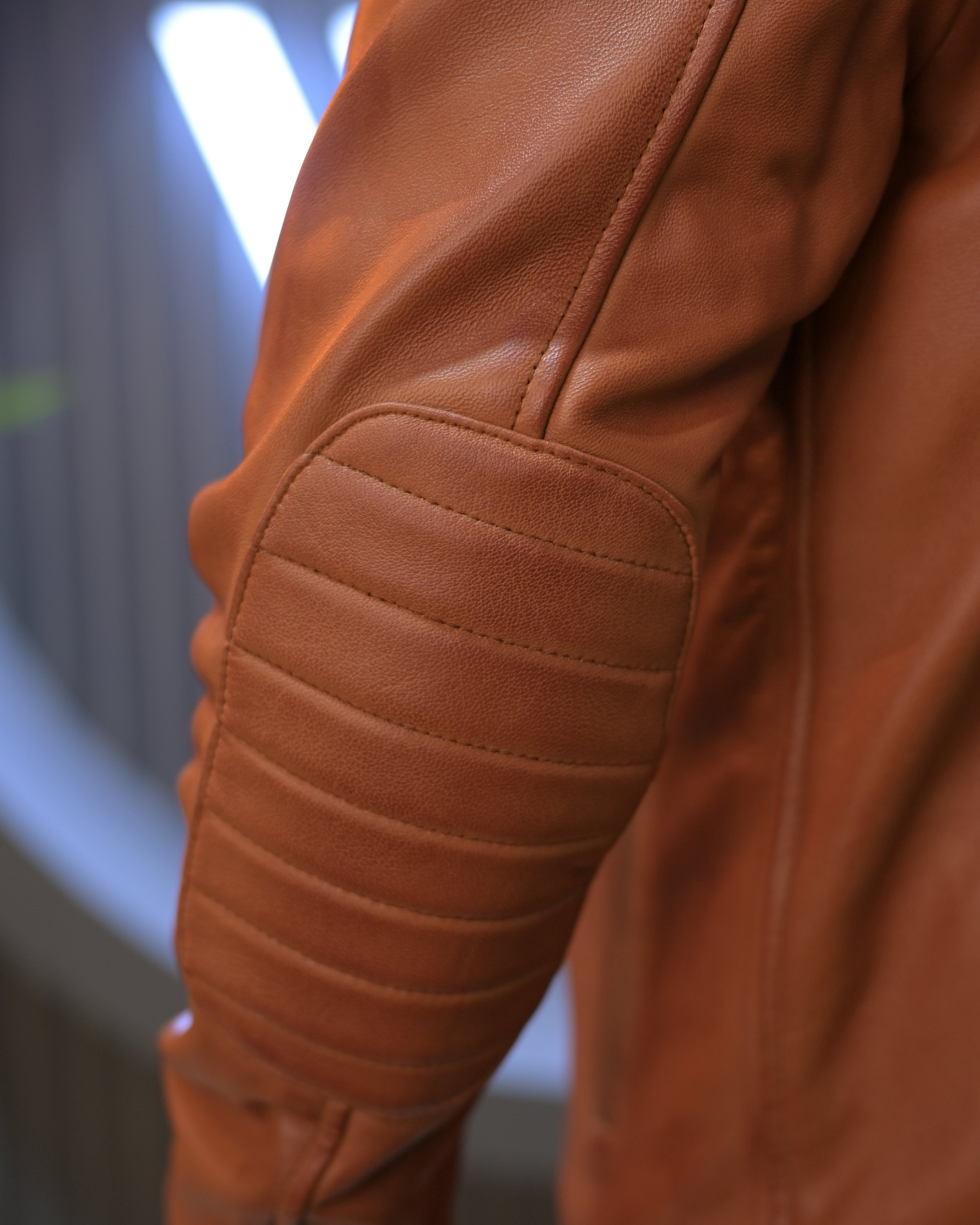 Ionic Brown Stylish Leather Jacket SF003