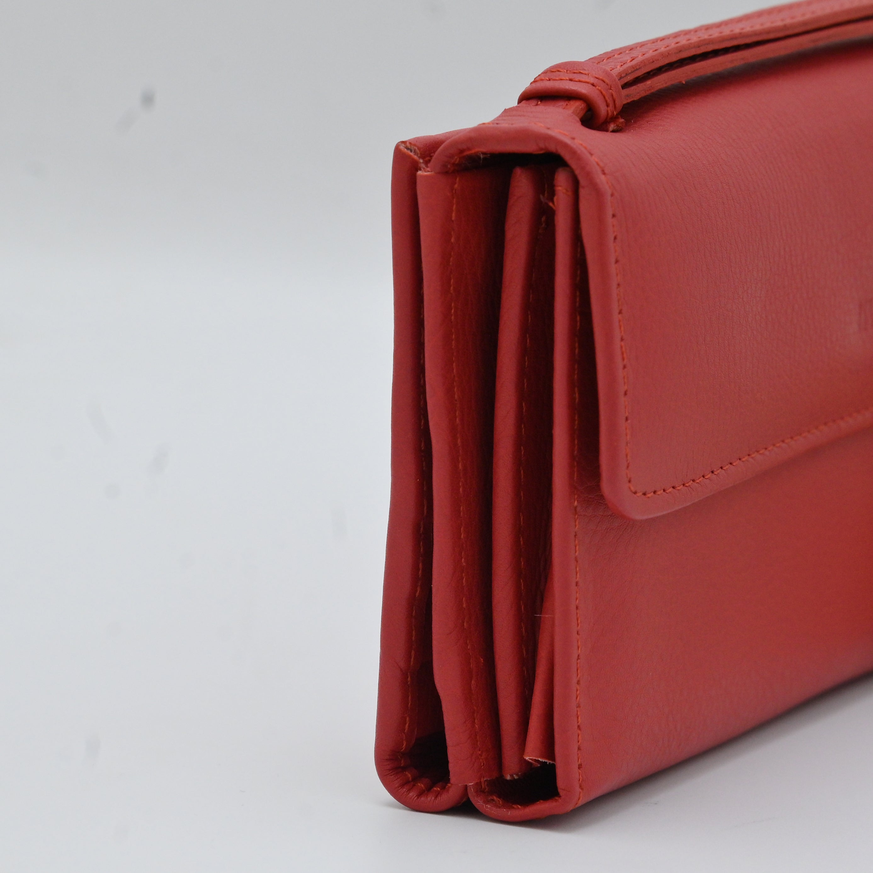Natural Leather Ladies Clutch