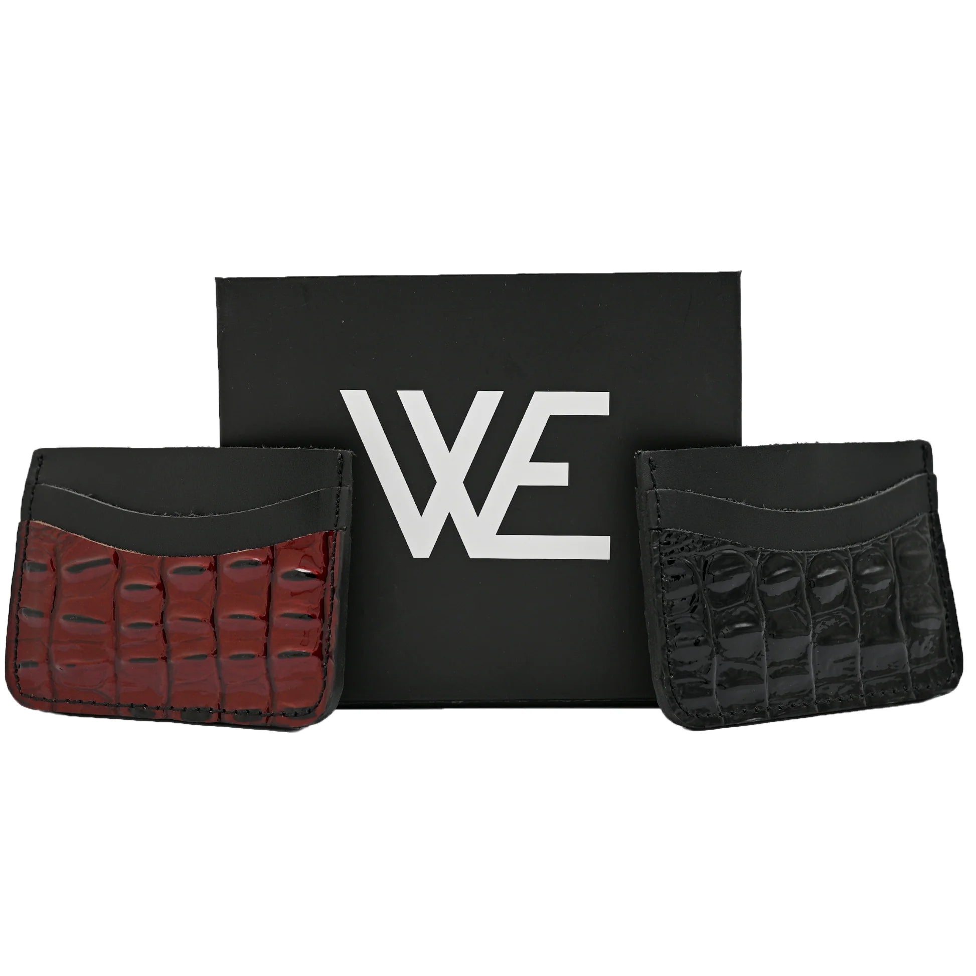 Pattent leather card holder