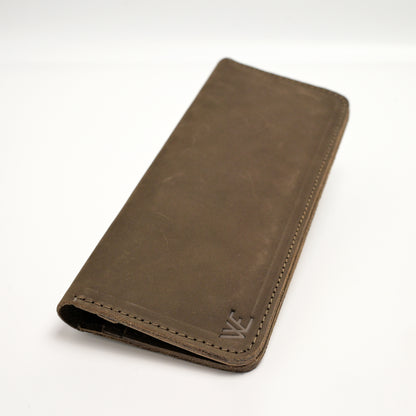 Crazy horse Long Leather Wallet