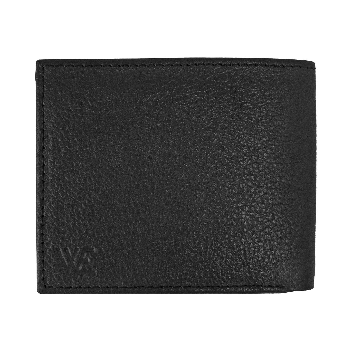 Black Leather Bifold Wallet