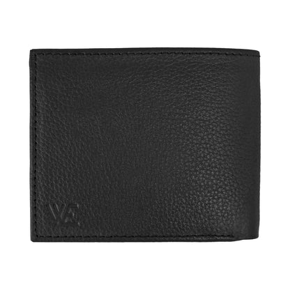 Black Leather Bifold Wallet