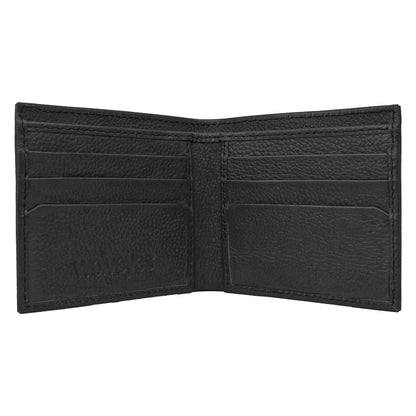 Black Leather Bifold Wallet