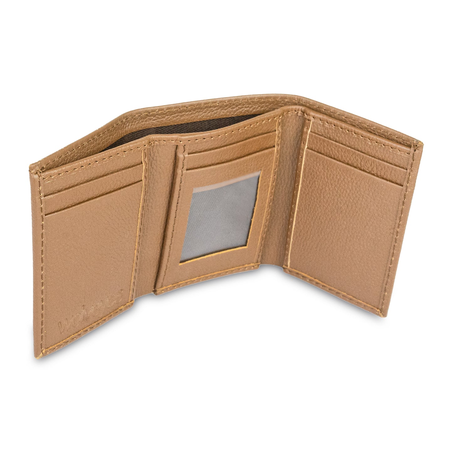 Leather trifold wallet