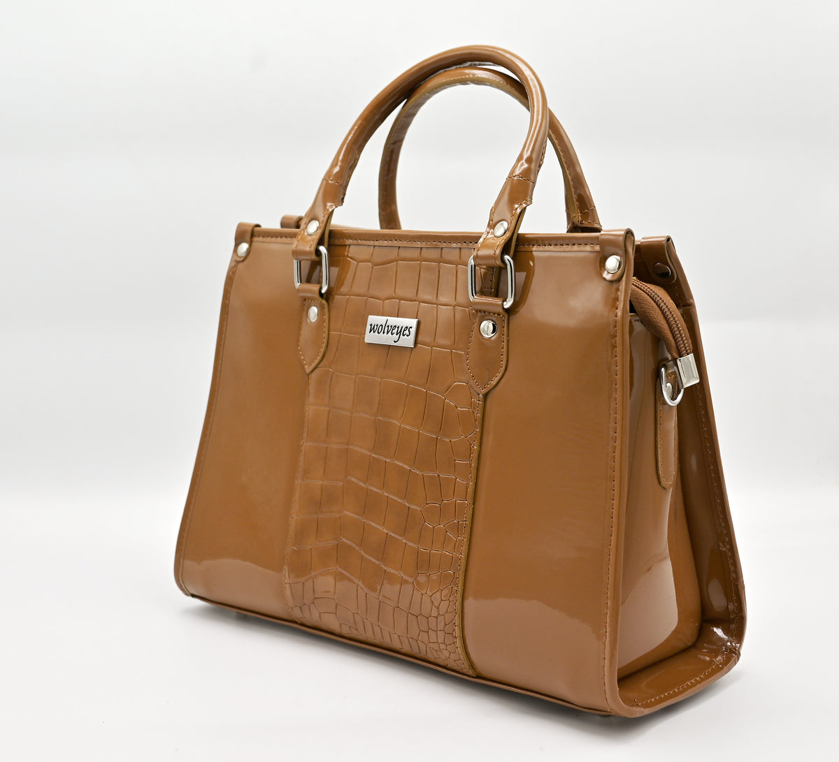 Croco Elitaire Ladies Bag Mustard(CE01)