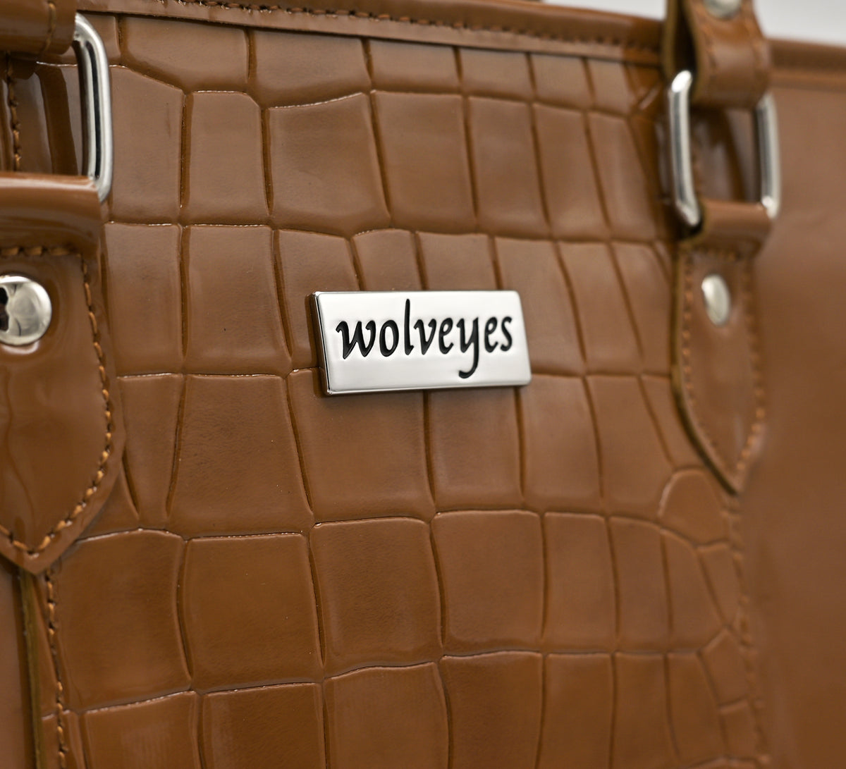Croco Elitaire Ladies Bag Mustard(CE01)