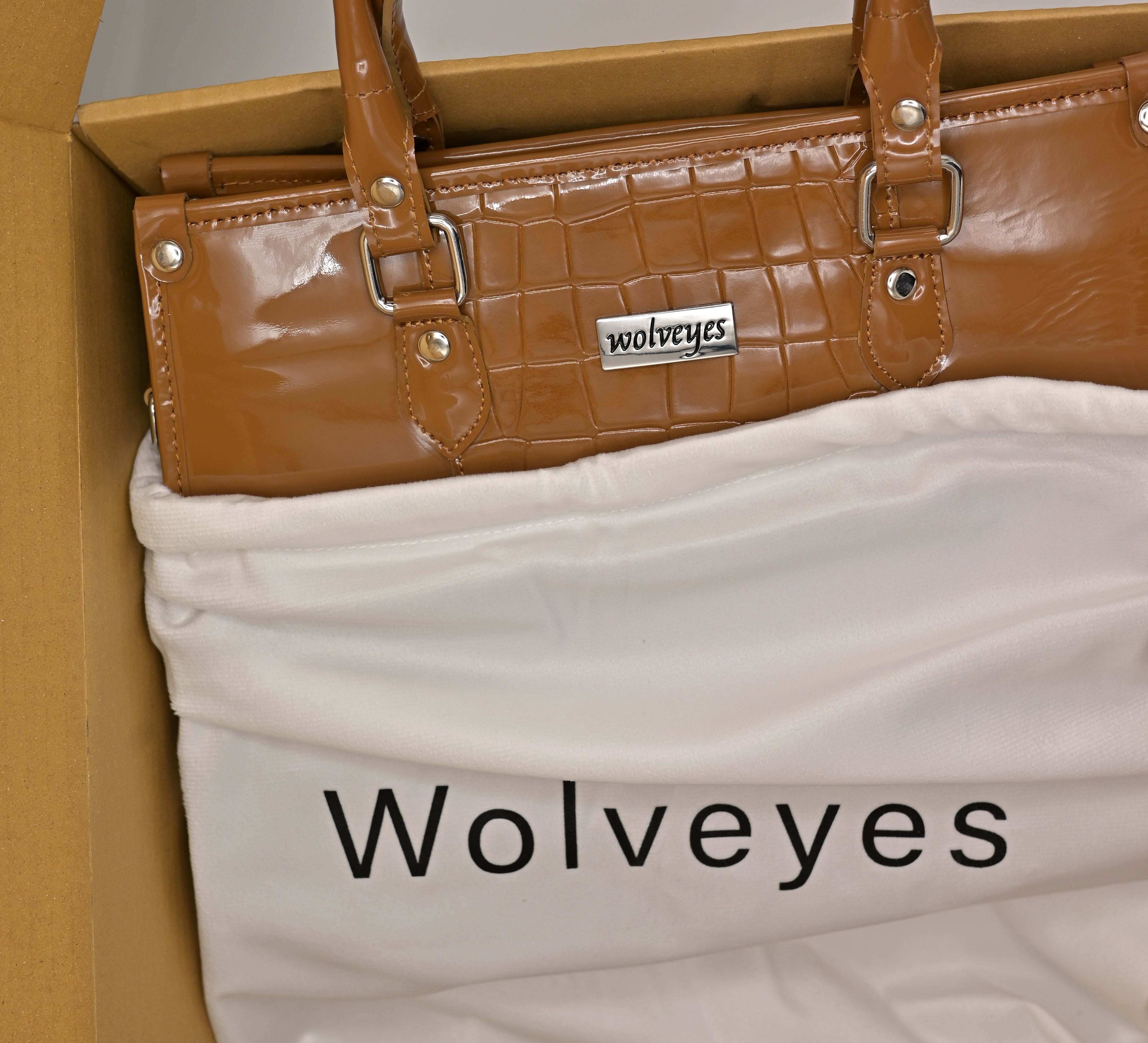 Croco Elitaire Ladies Bag Mustard(CE01)