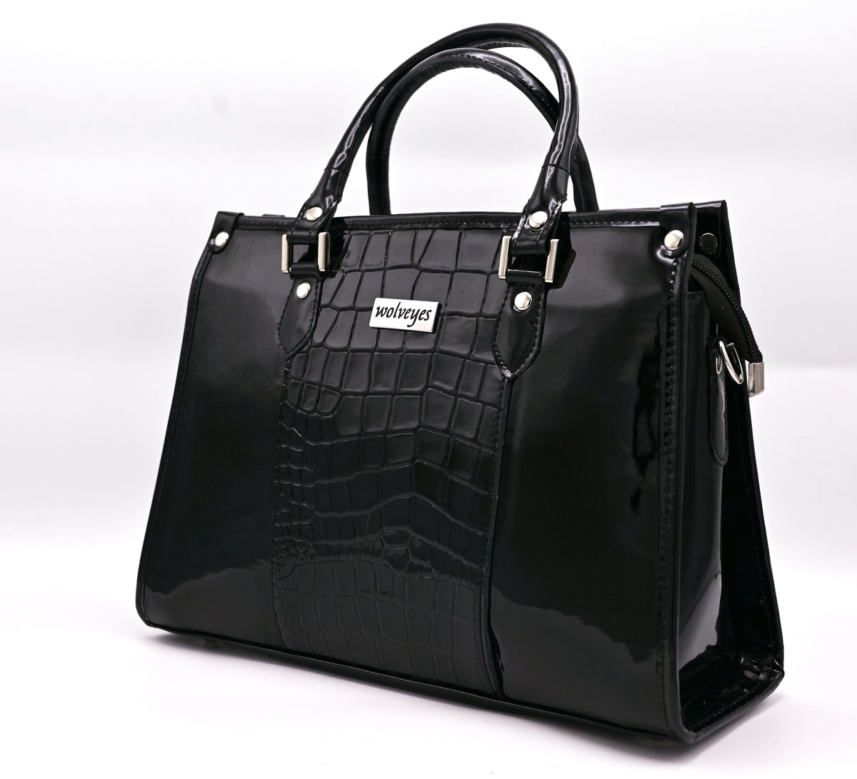 Croco Elitaire Ladies Bag Black (CE01)