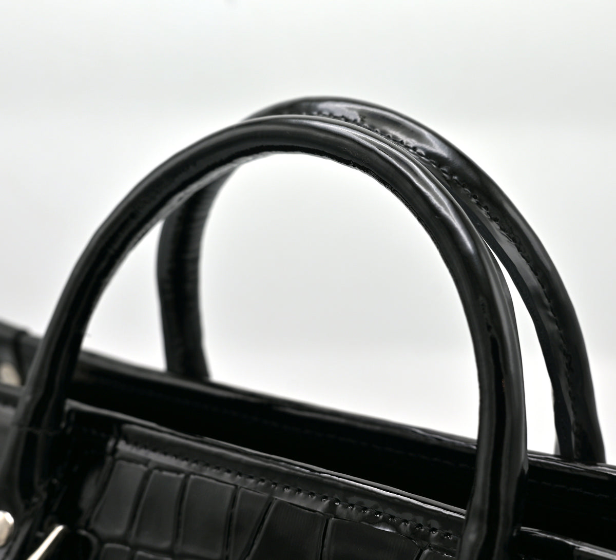 Croco Elitaire Ladies Bag Black (CE01)