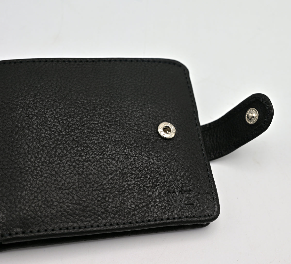 Classic Button Leather Wallet (CB001)