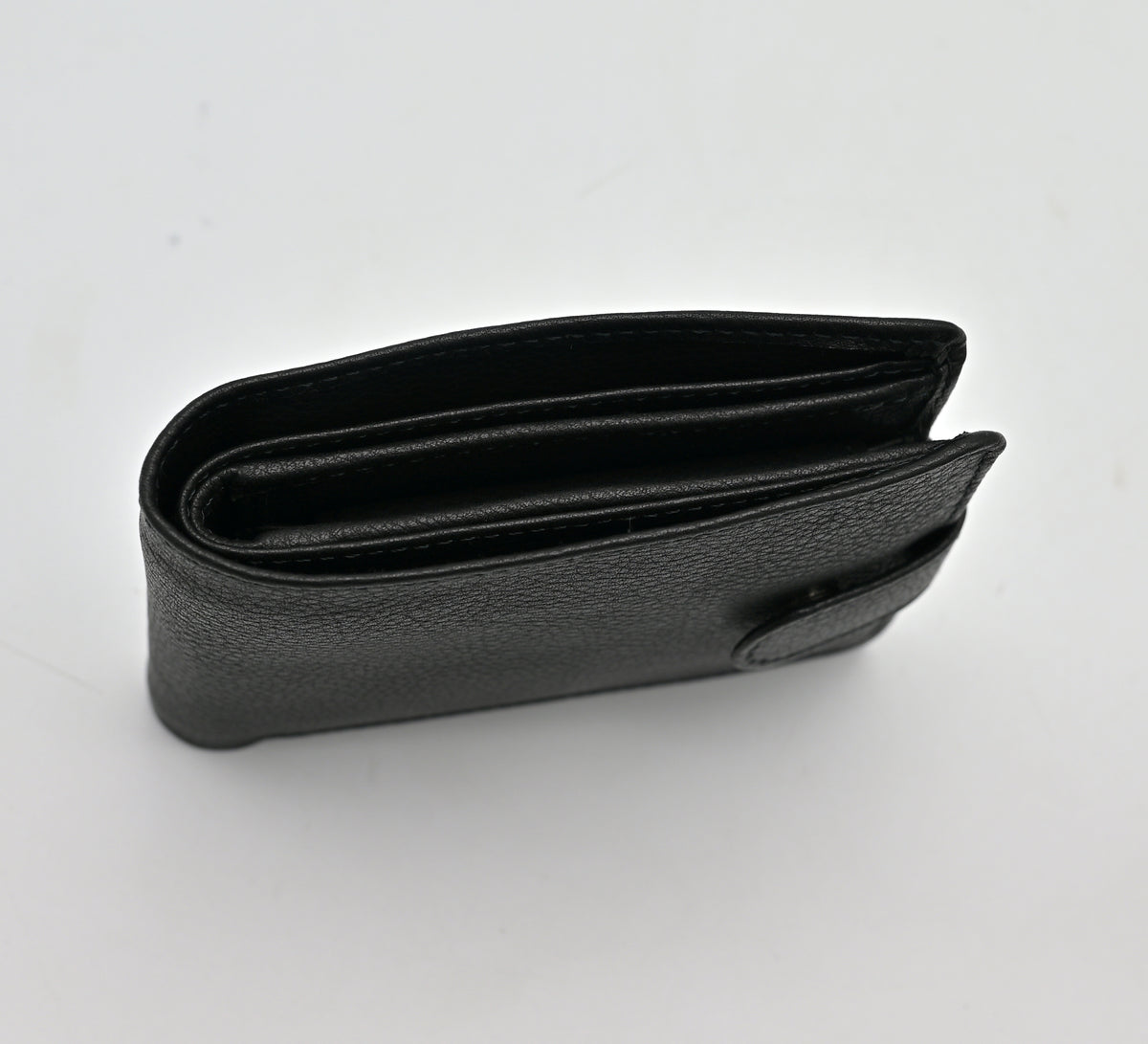 Classic Button Leather Wallet (CB001)