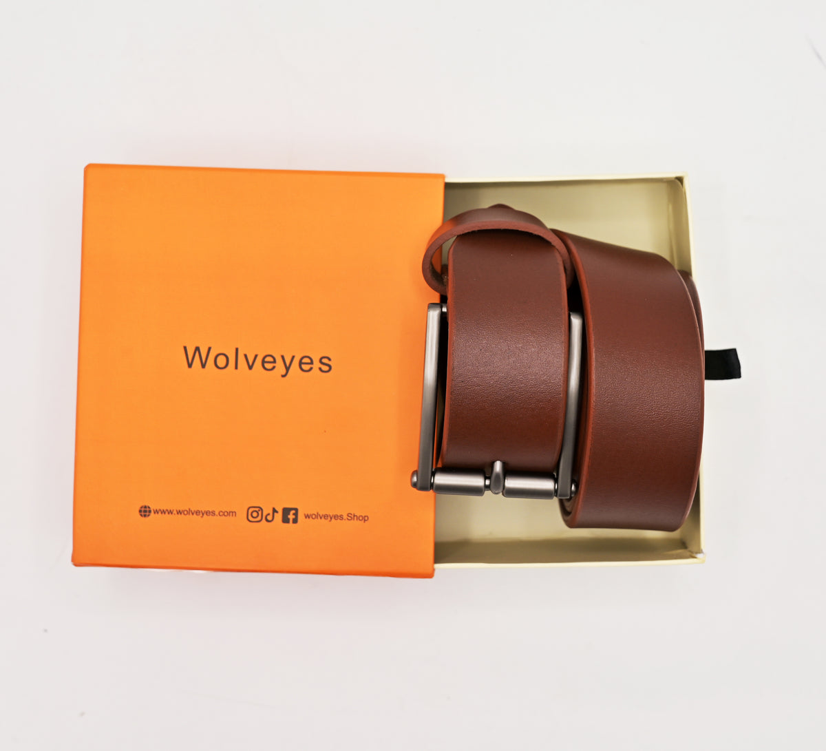 Pure Leather Belt(Brown PLB01)