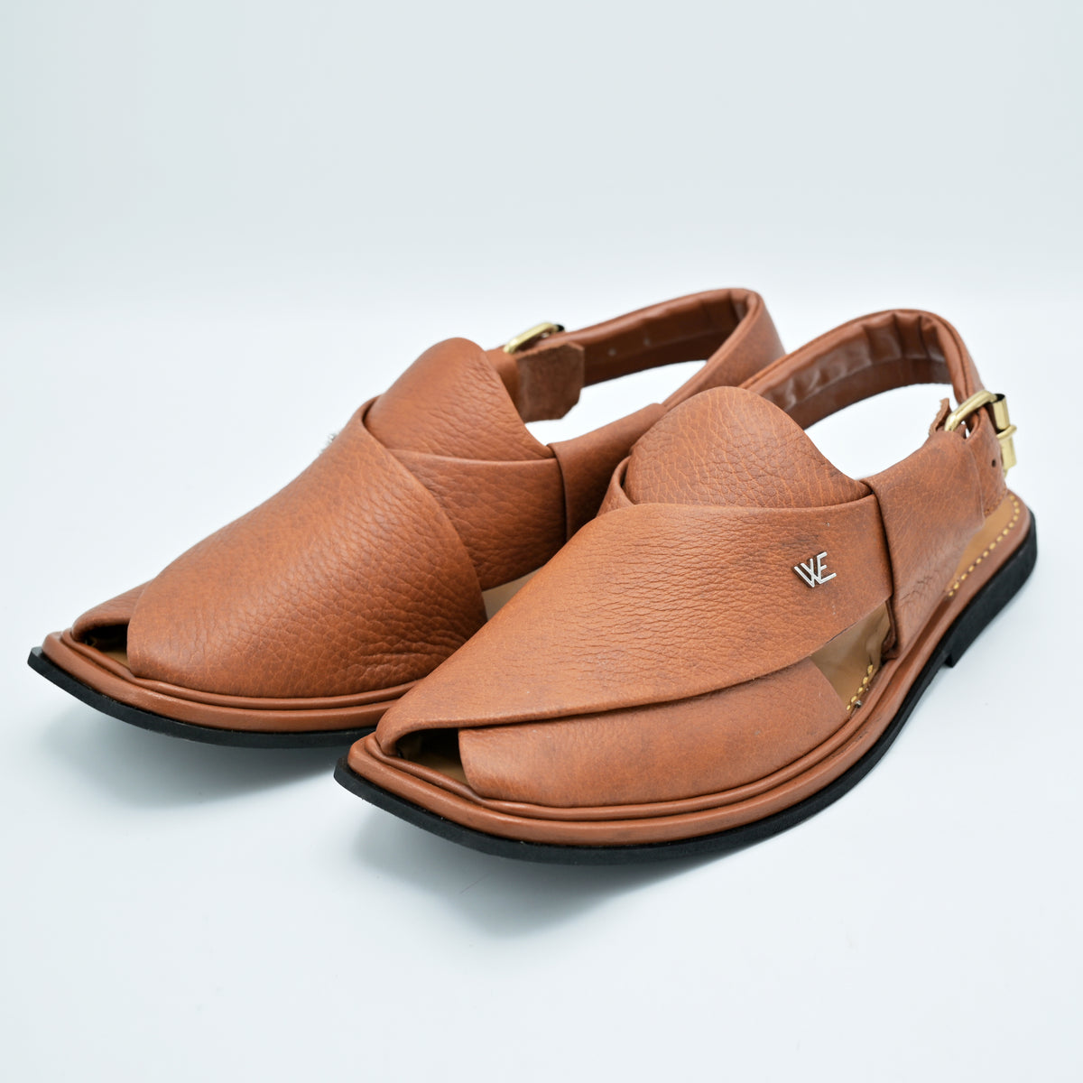 Mild Medicated Leather Chappal (MMC01 Mustard)