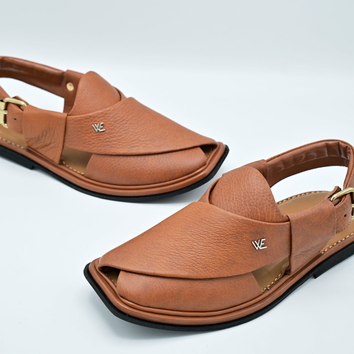 Mild Medicated Leather Chappal (MMC01 Mustard)