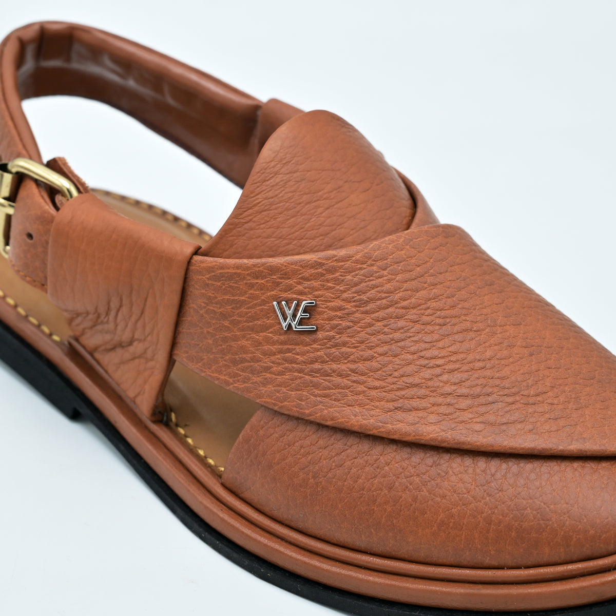 Mild Medicated Leather Chappal (MMC01 Mustard)