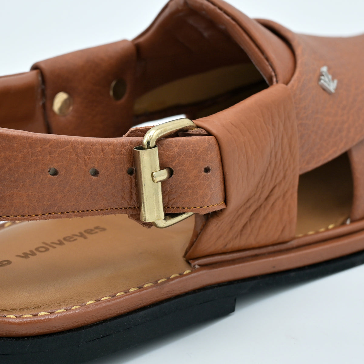 Mild Medicated Leather Chappal (MMC01 Mustard)