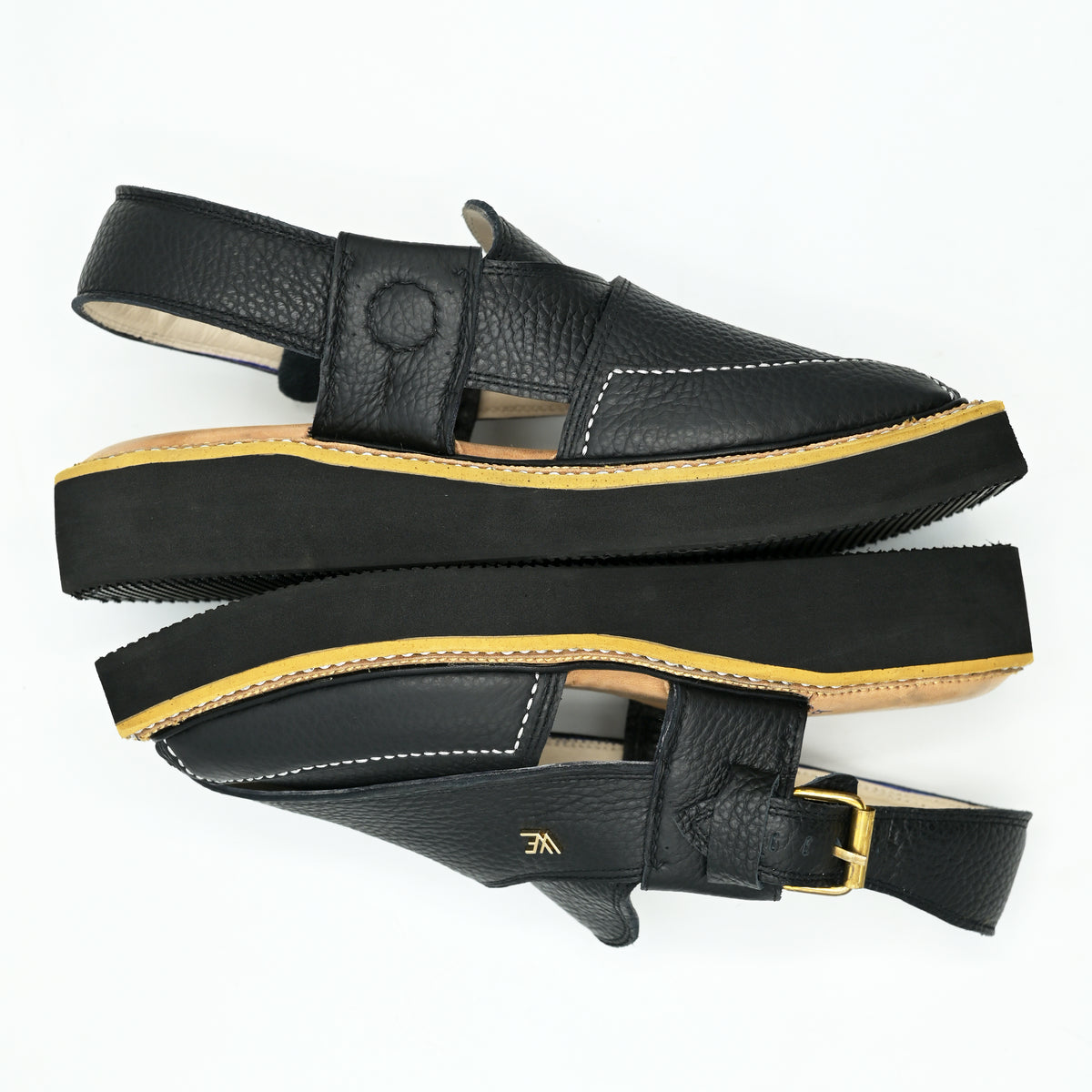Kaptan Soft Sole Leather Chappal (KS001)