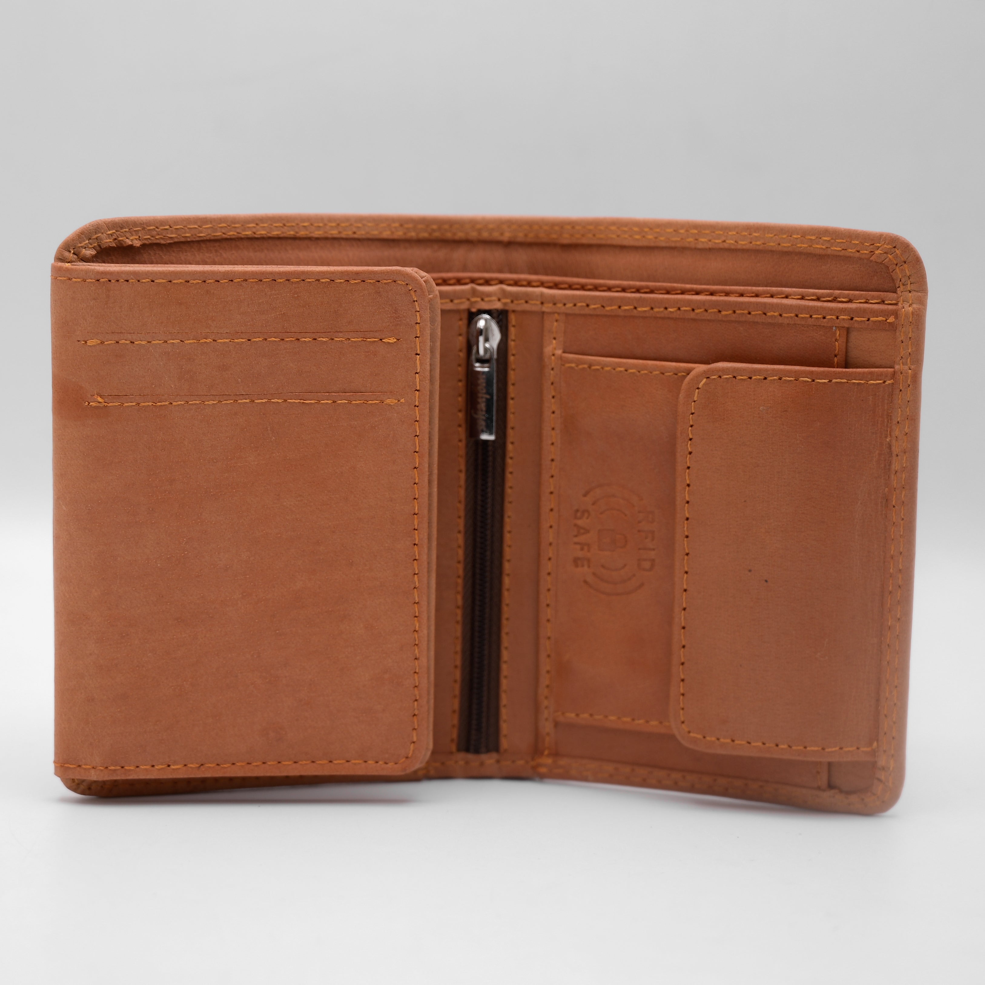 Crazy Horse (RFID SAFE) Wallet RF01 (Mustard)