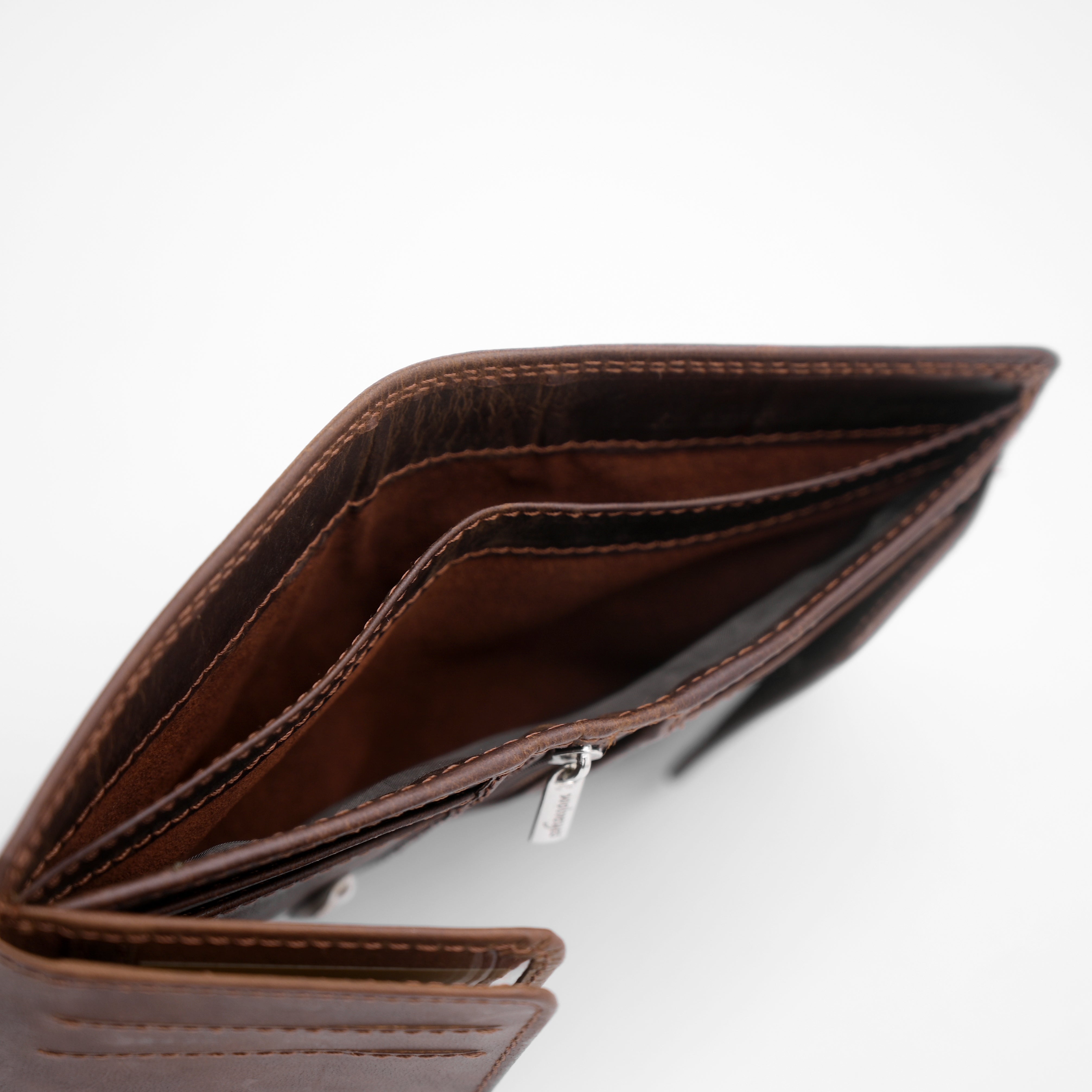 Crazy Horse (RFID SAFE) Wallet RF01 (Coffee)