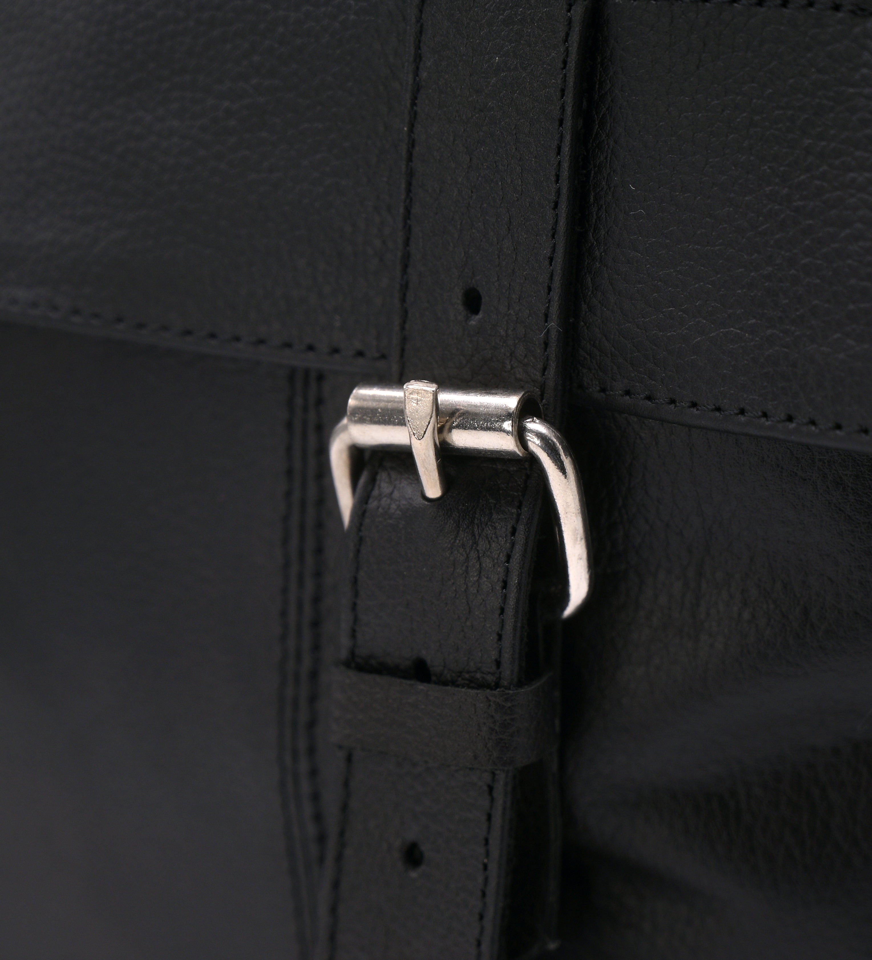Premium Leather Backpack BP01 (Black)