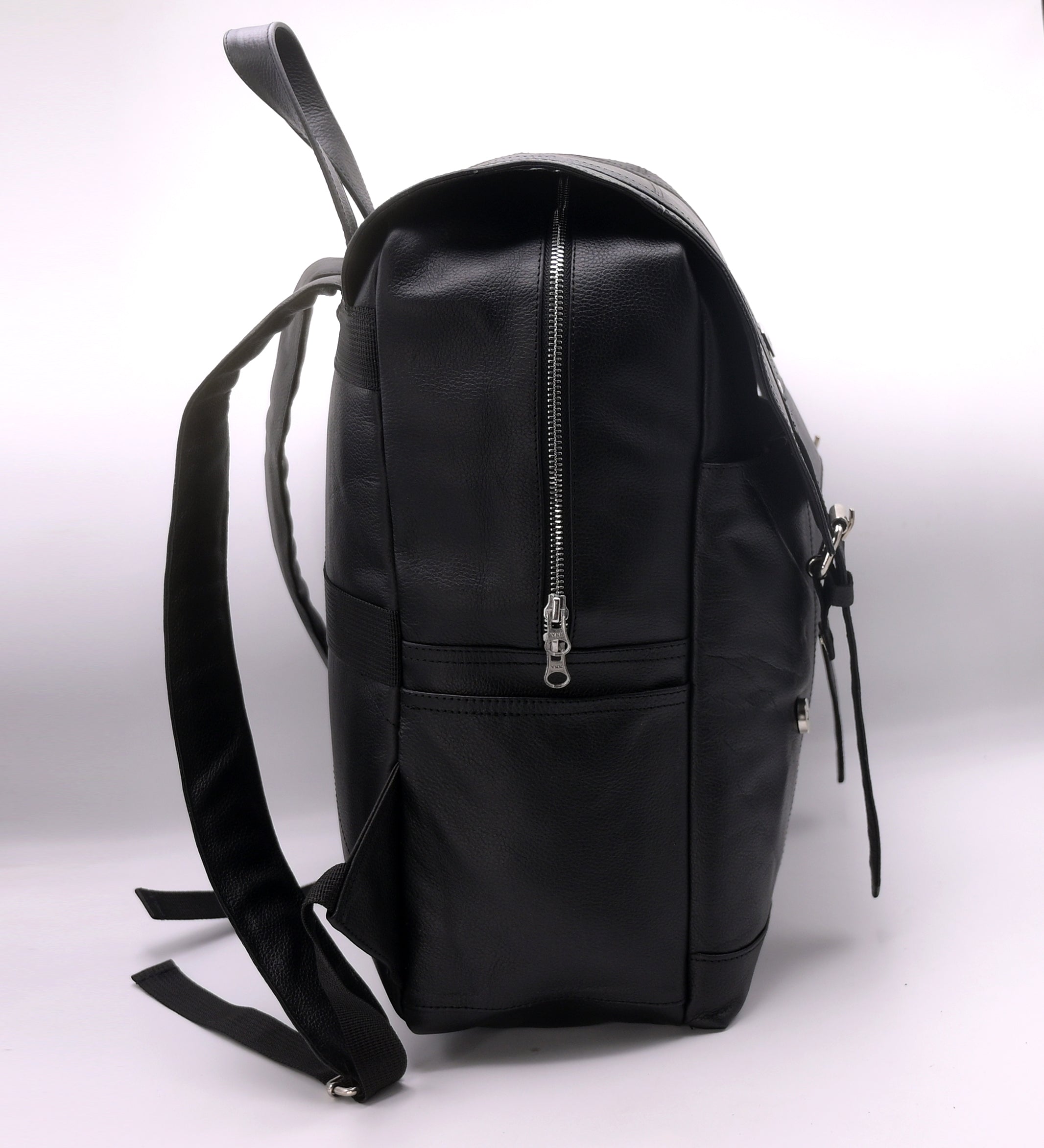Premium Leather Backpack BP01 (Black)