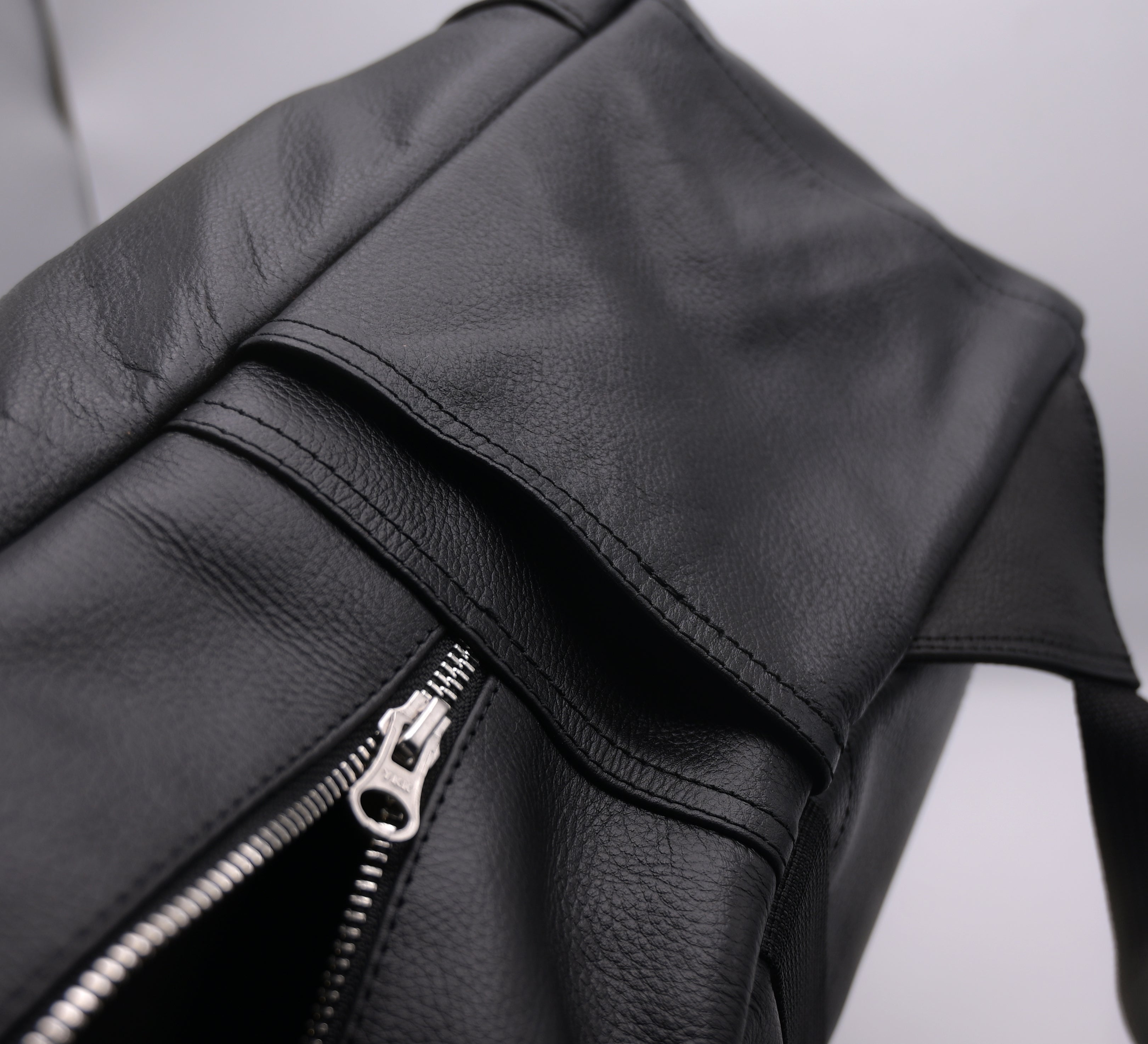 Premium Leather Backpack BP01 (Black)