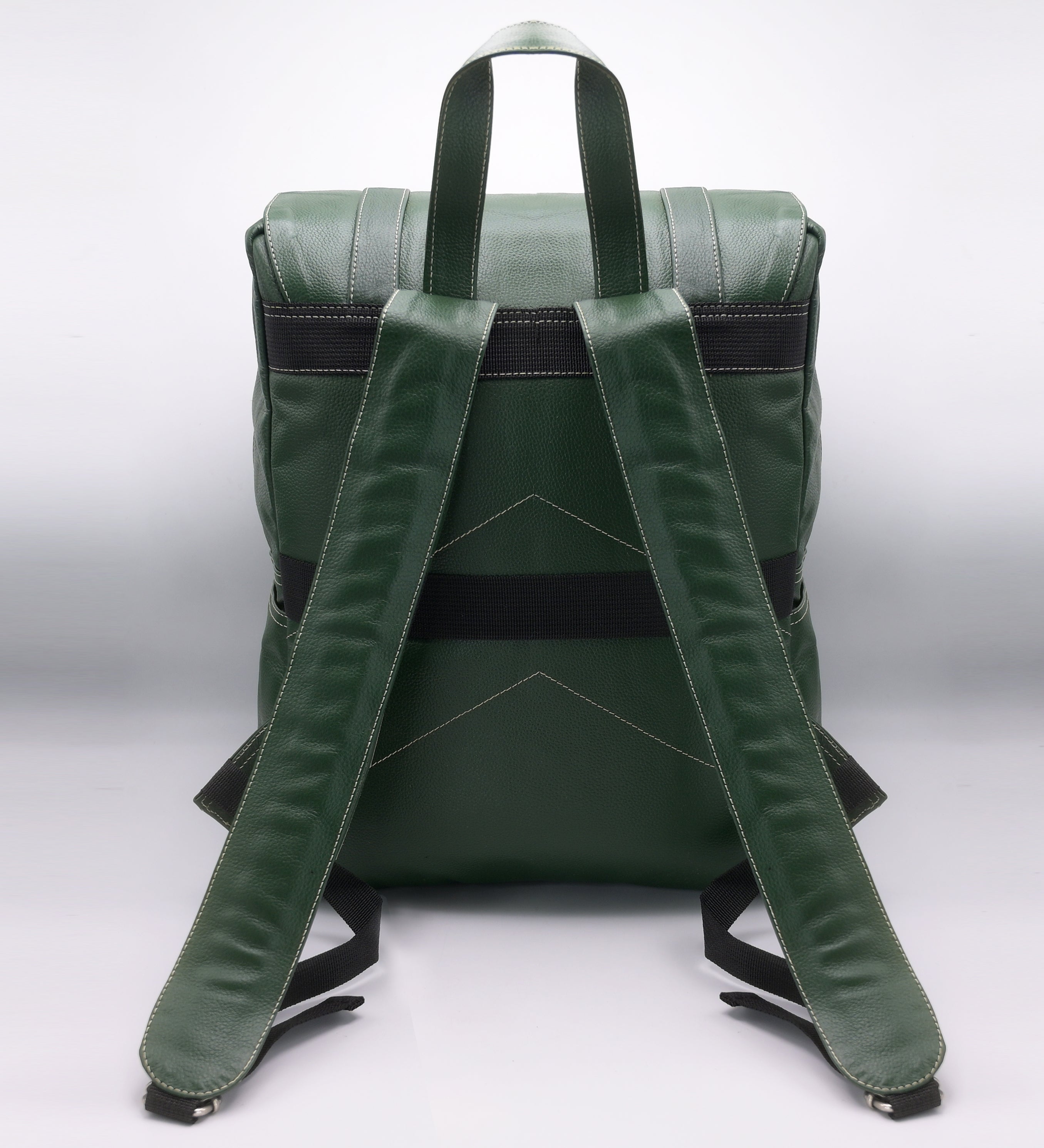 Premium Leather Backpack BP02 (Green)