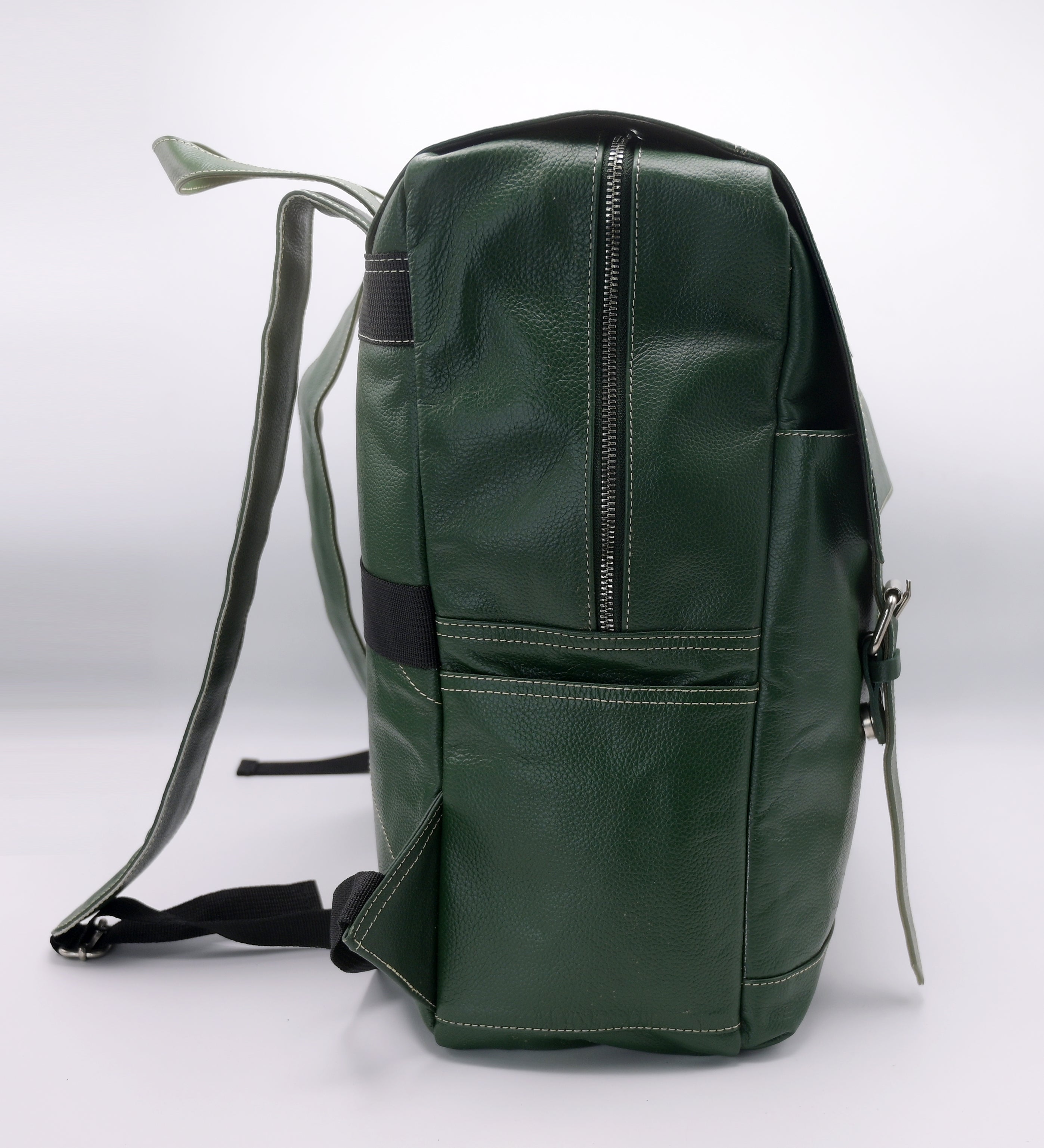 Premium Leather Backpack BP02 (Green)