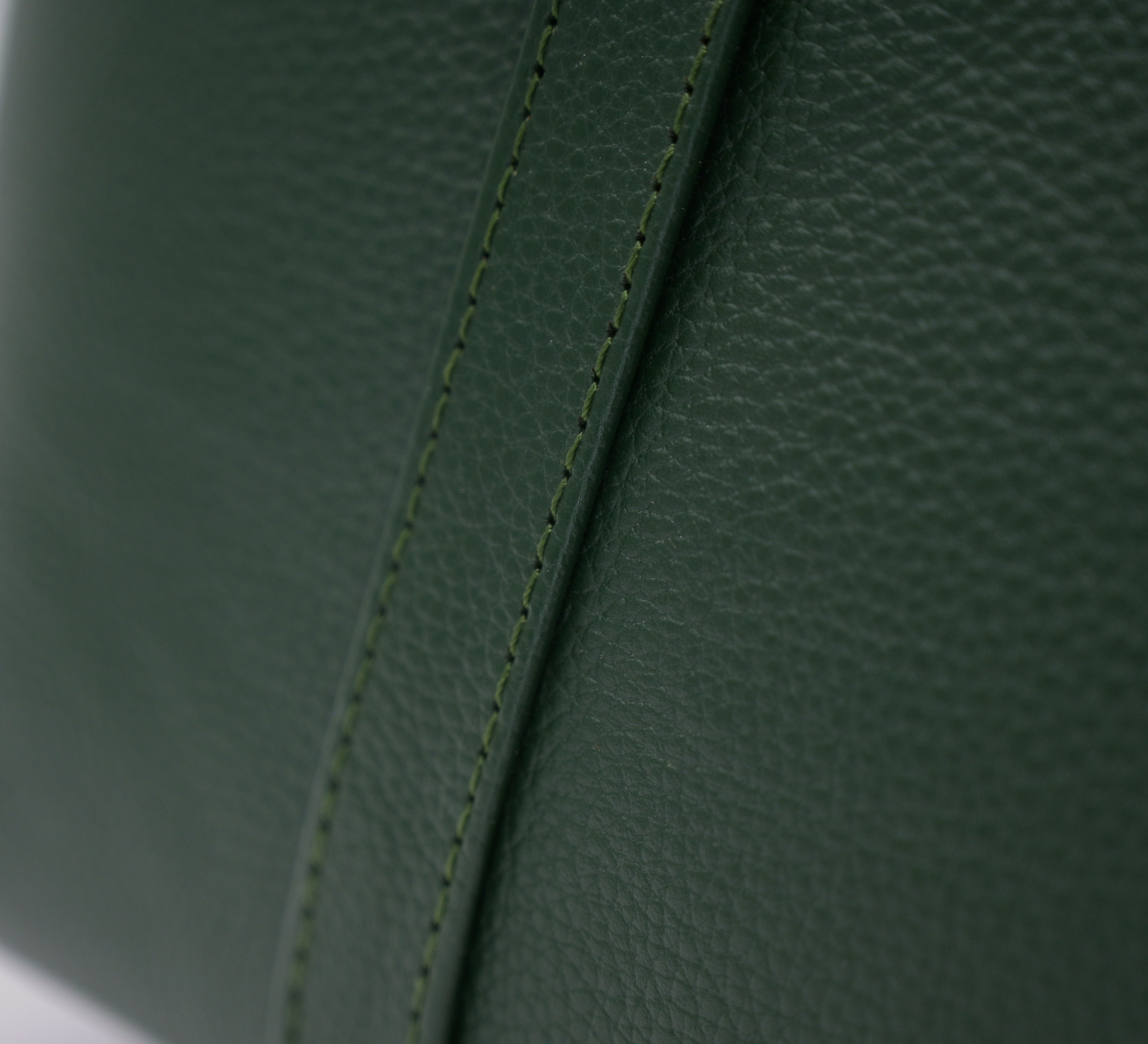 Ladies Tote Bag Natural Mild Leather (NM04 Green)