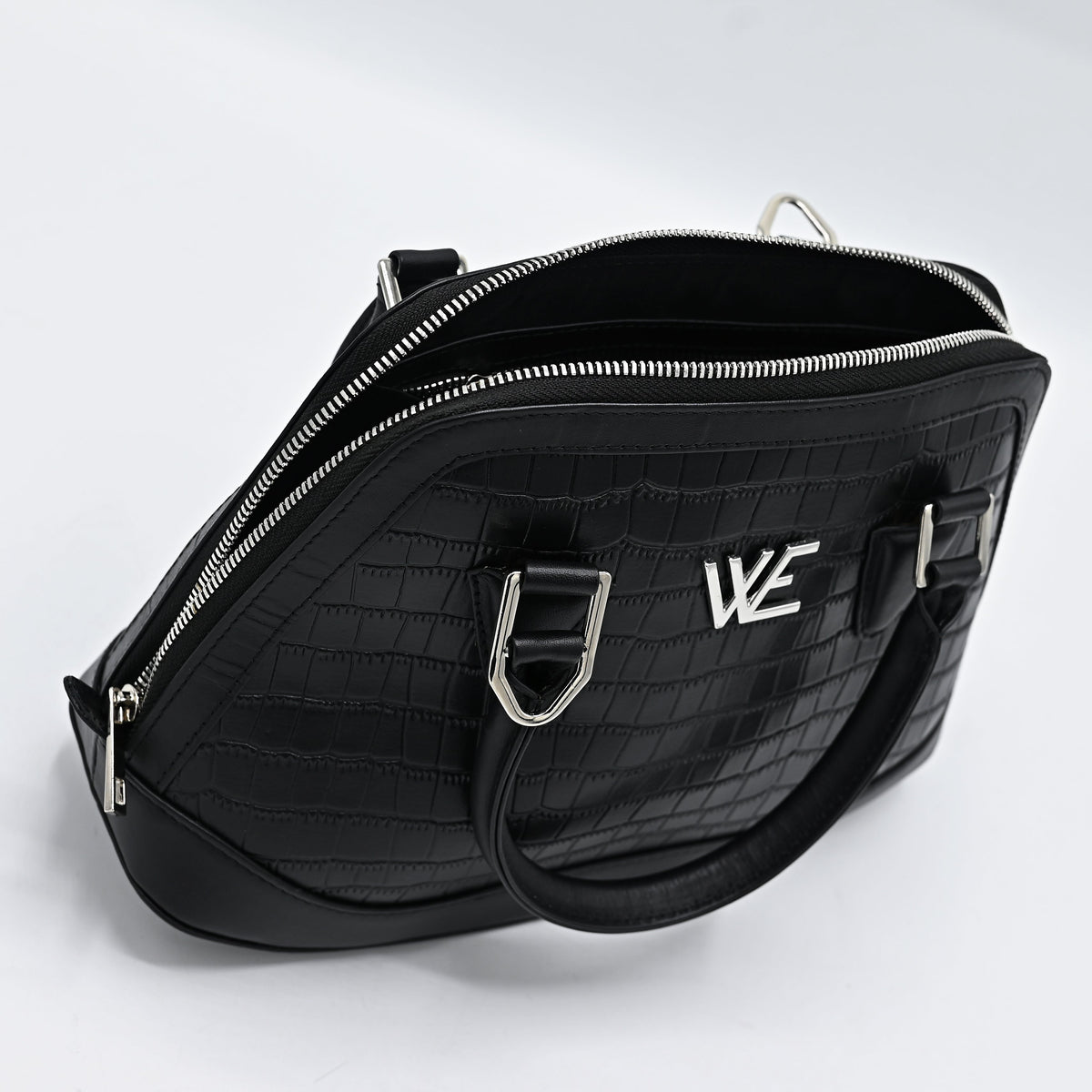 Black Croco Empress Handbag (BCE001)