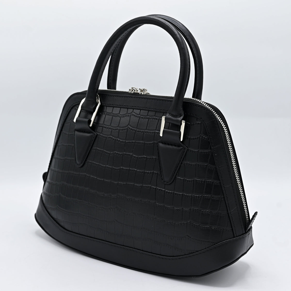 Black Croco Empress Handbag (BCE001)