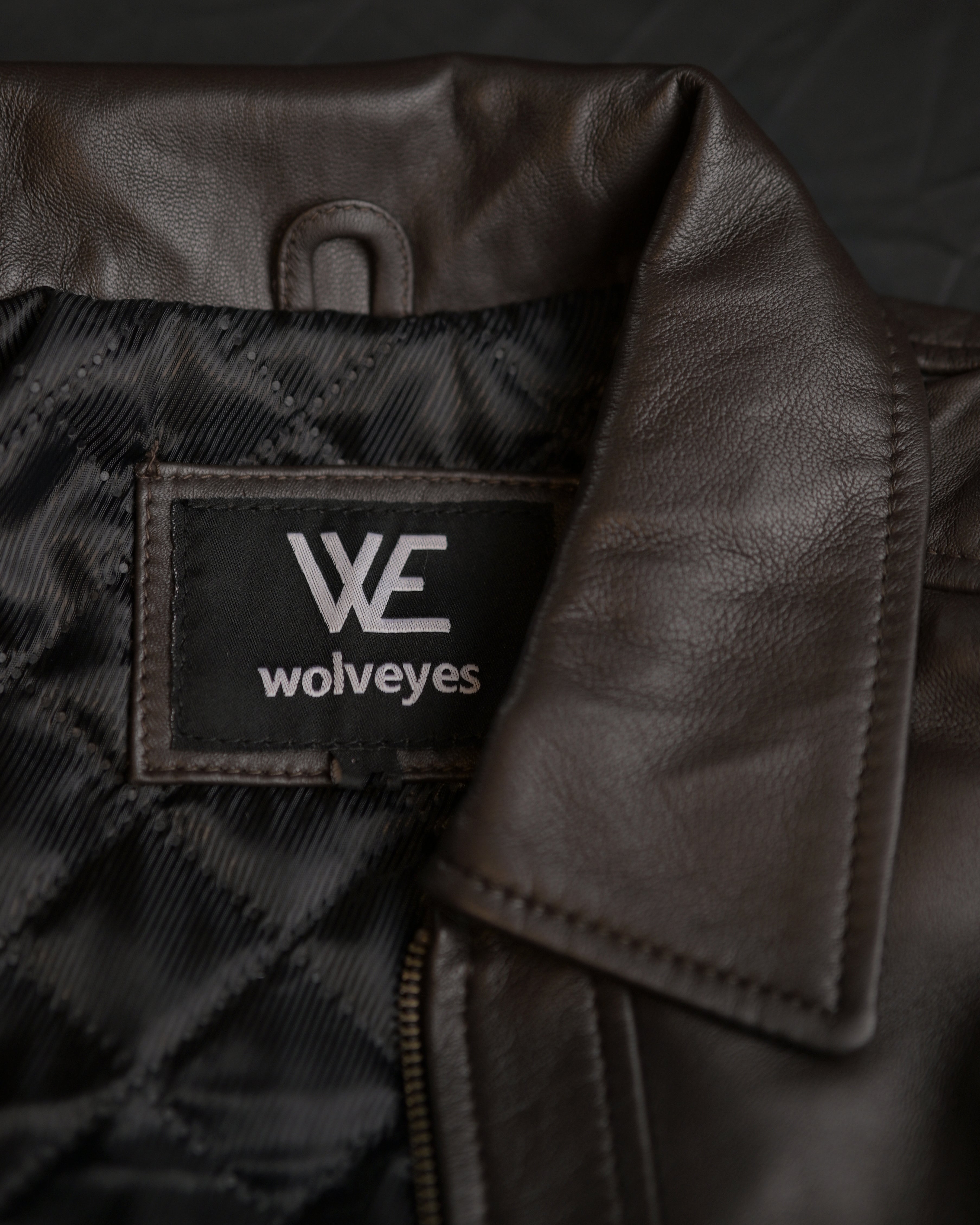 Brown Leather Jacket SF001