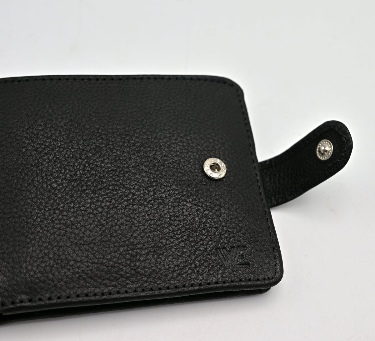 Classic Button Leather Wallet (CB001)