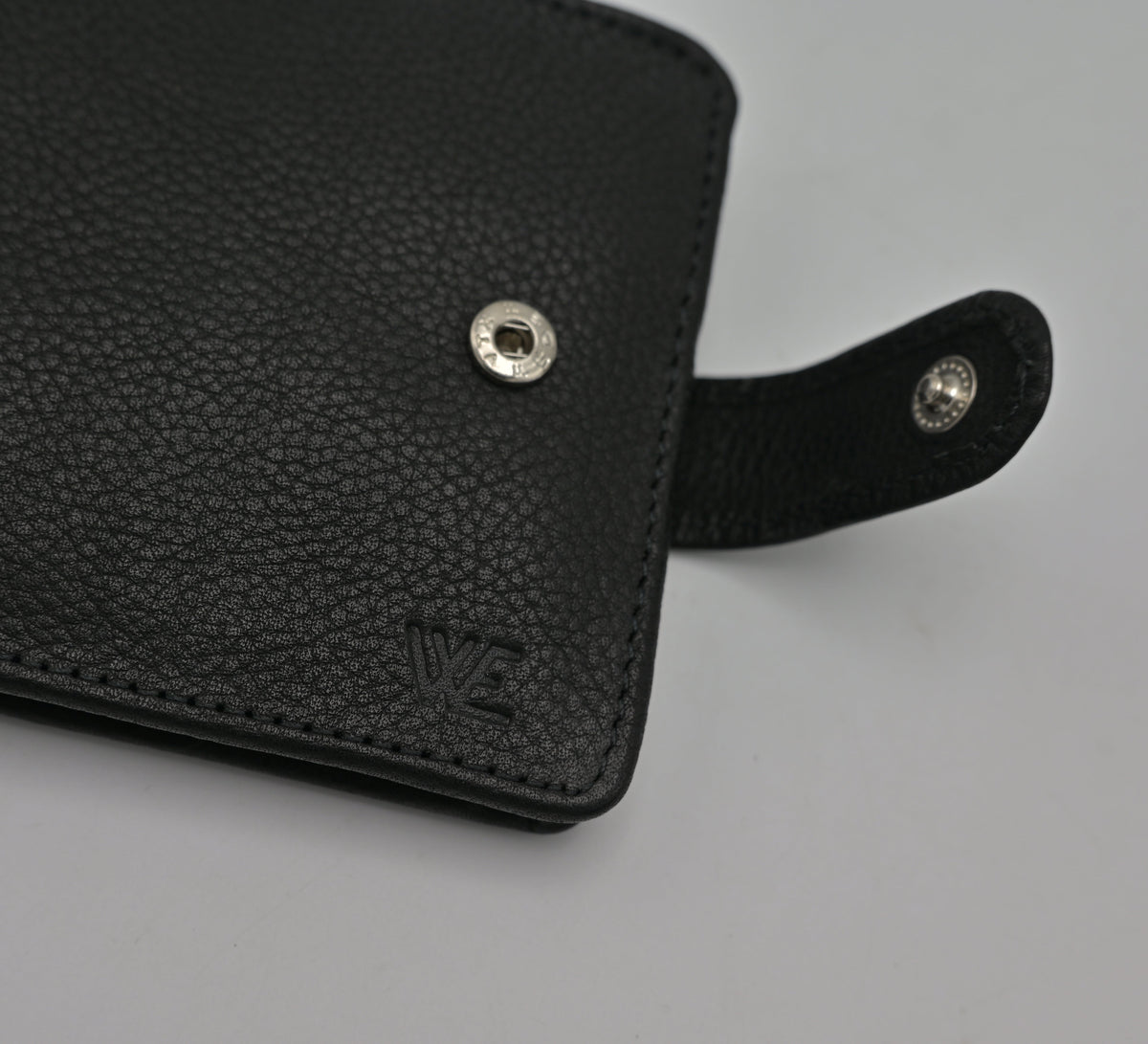 Classic Button Leather Wallet (CB001)