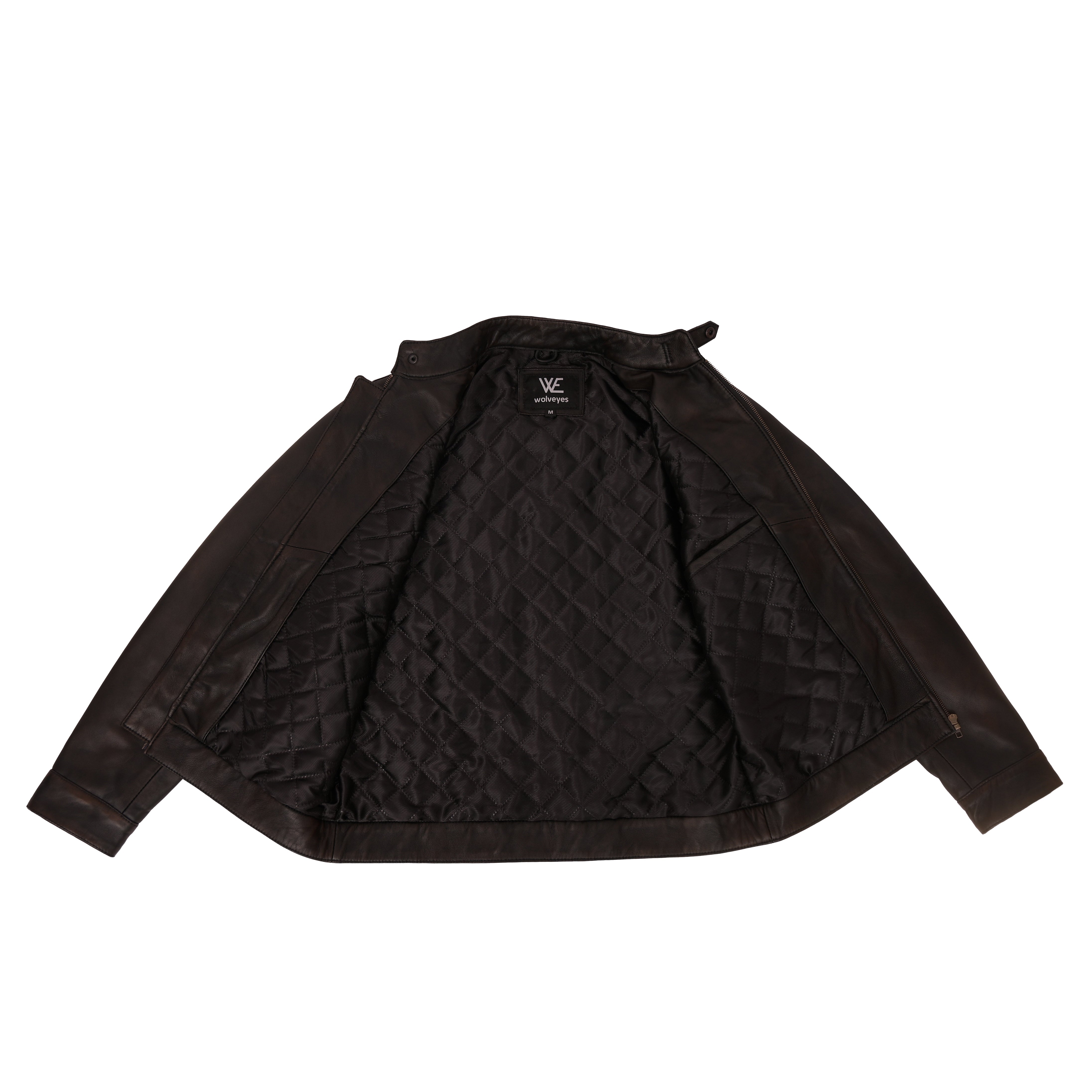 Coffee Leather Jacket SF002