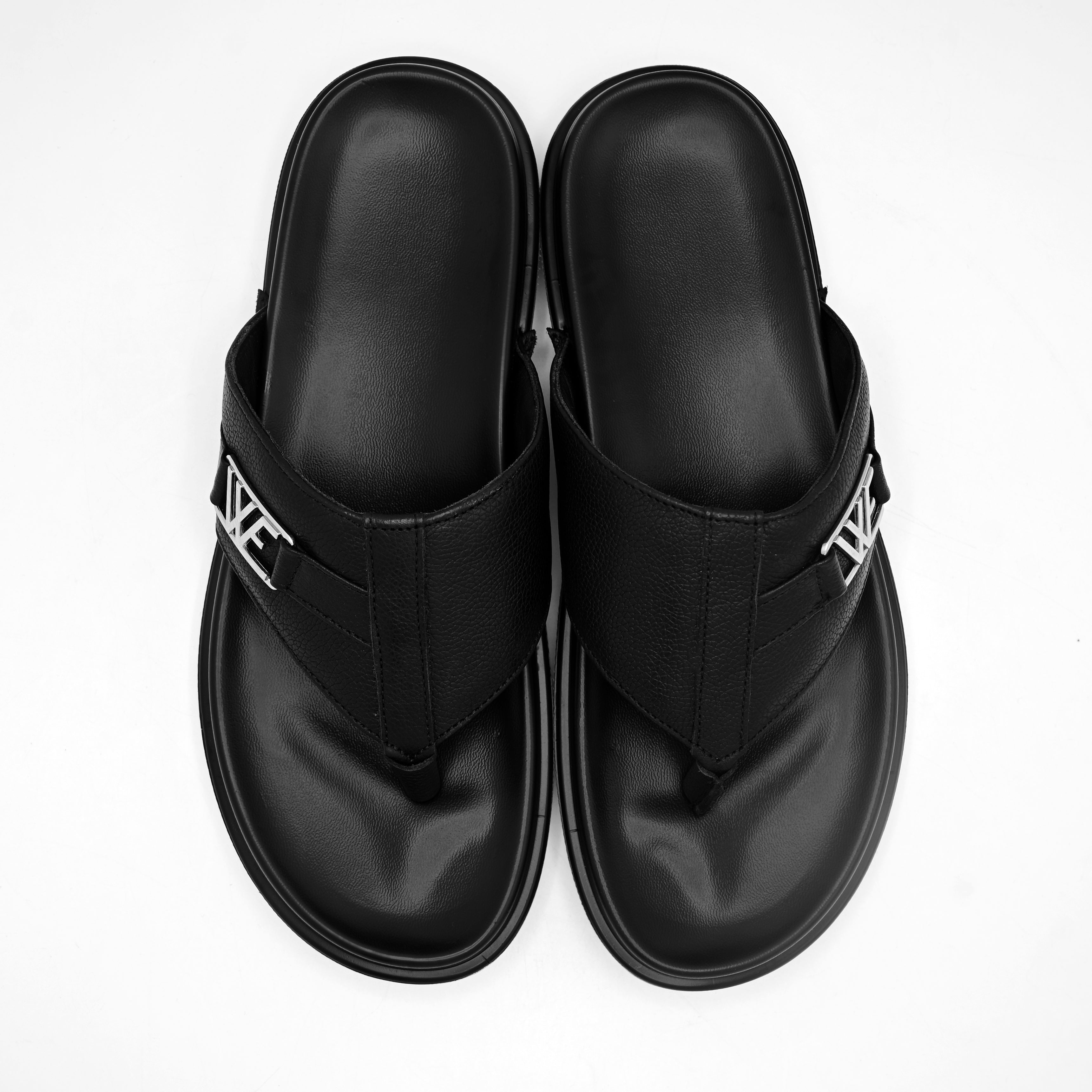 ComfortStep Leather Slippers (Black01)