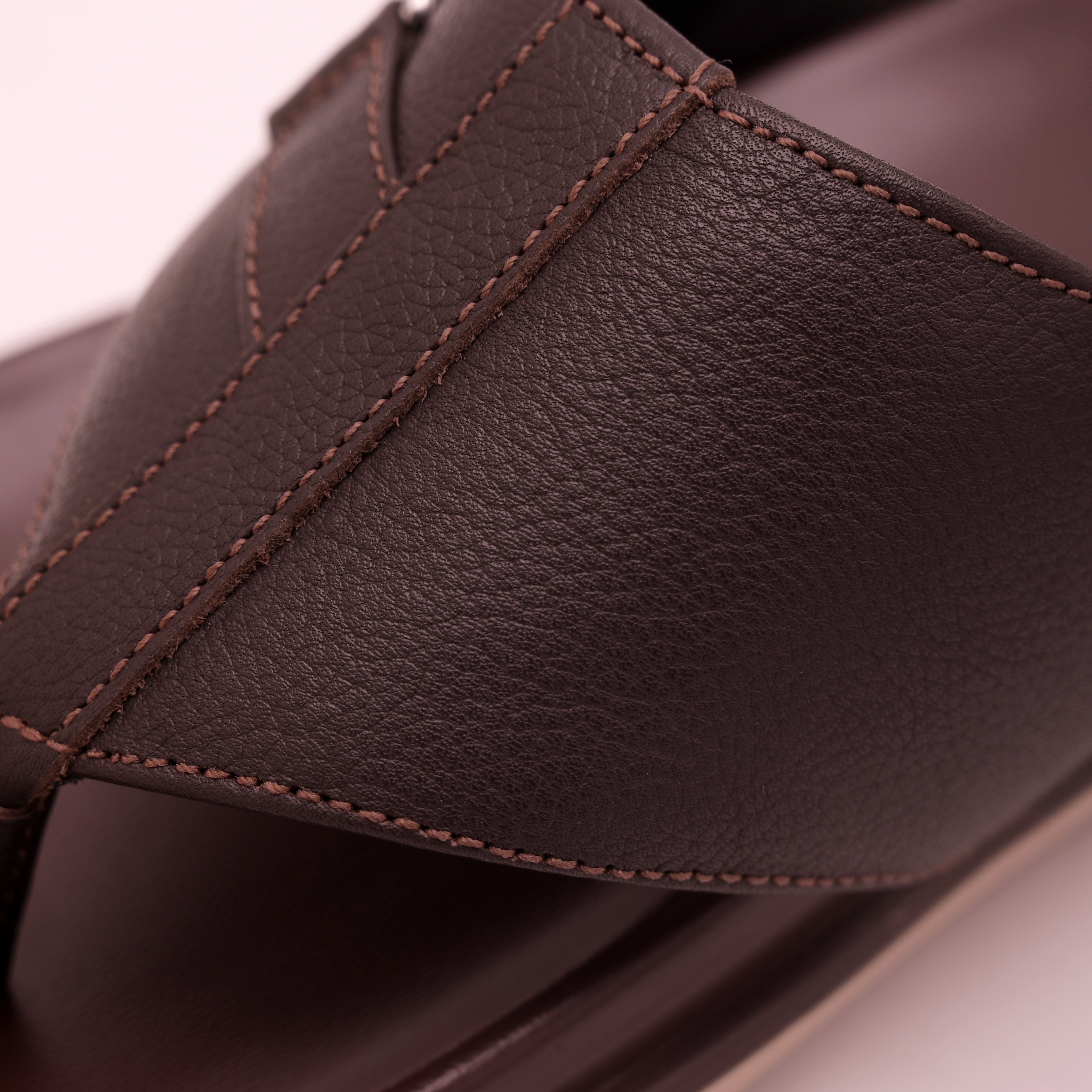 ComfortStep Leather Slippers (Brown01)