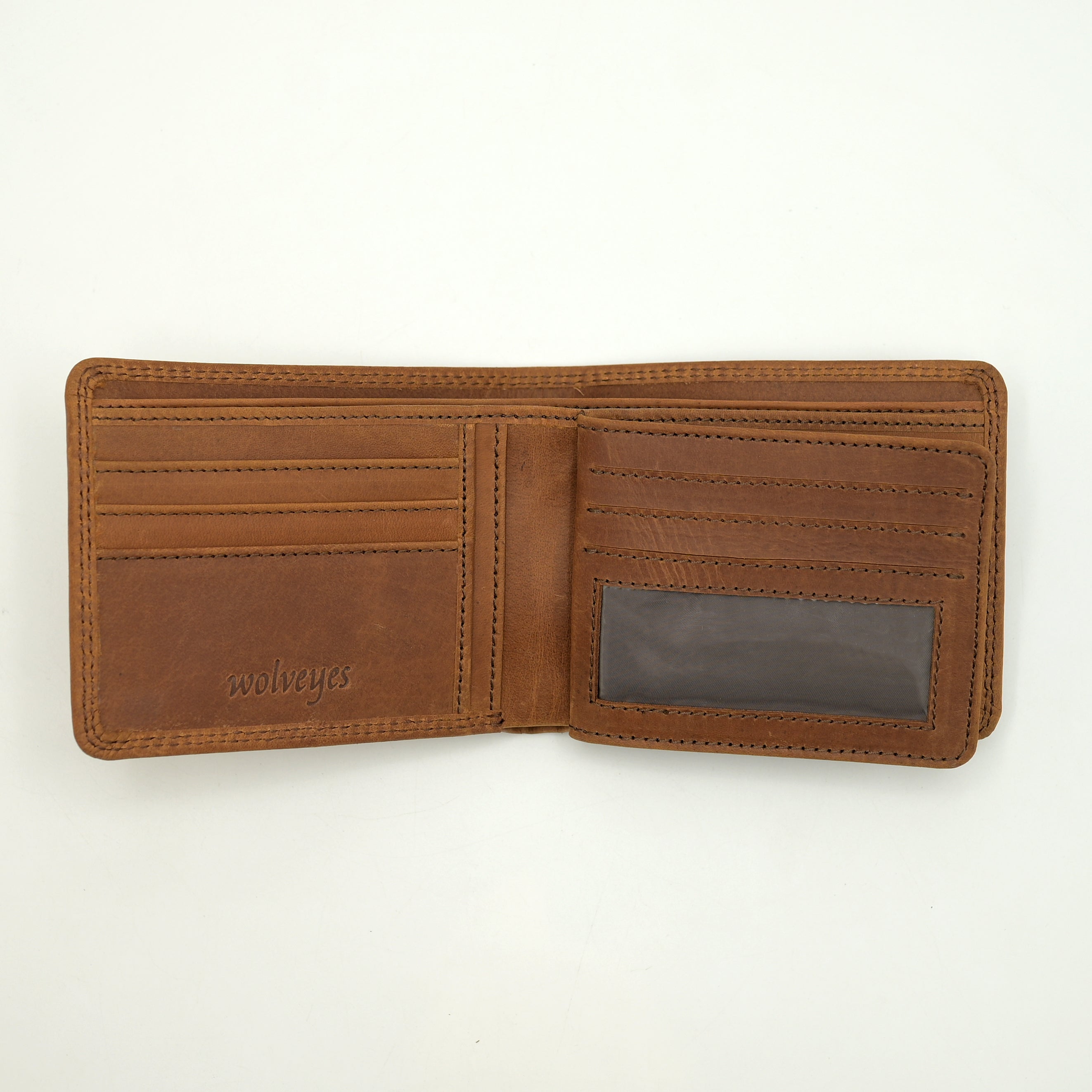 Crazy Horse Bifold (RFID) Wallet RF02 Brown
