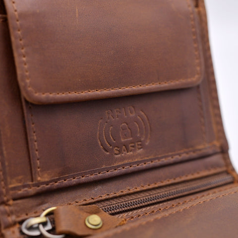 Crazy Horse (RFID SAFE) Wallet RF01 – Wolveyes