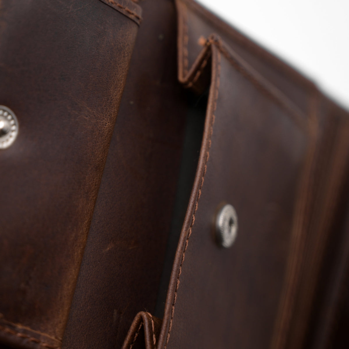Crazy Horse (RFID SAFE) Wallet RF01 (Coffee)