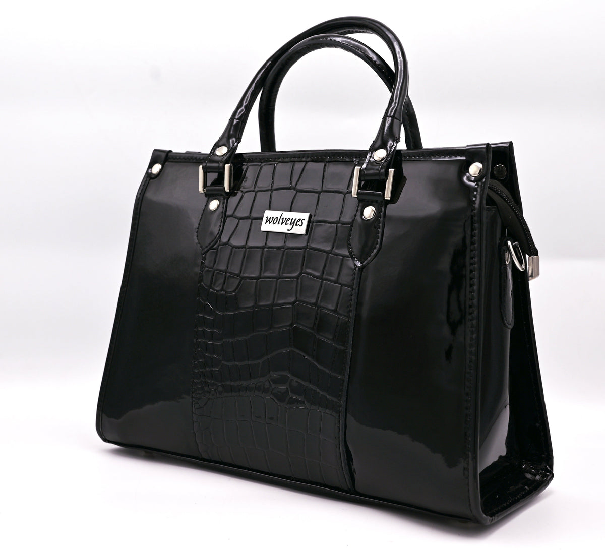 Croco Elitaire Ladies Bag Black (CE01)