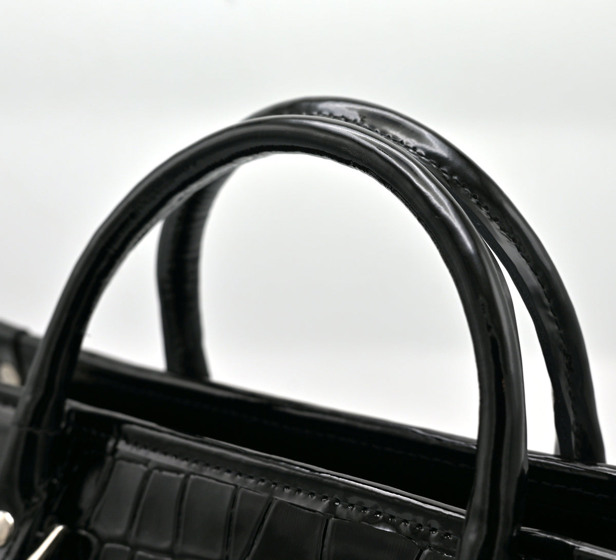 Croco Elitaire Ladies Bag Black (CE01)