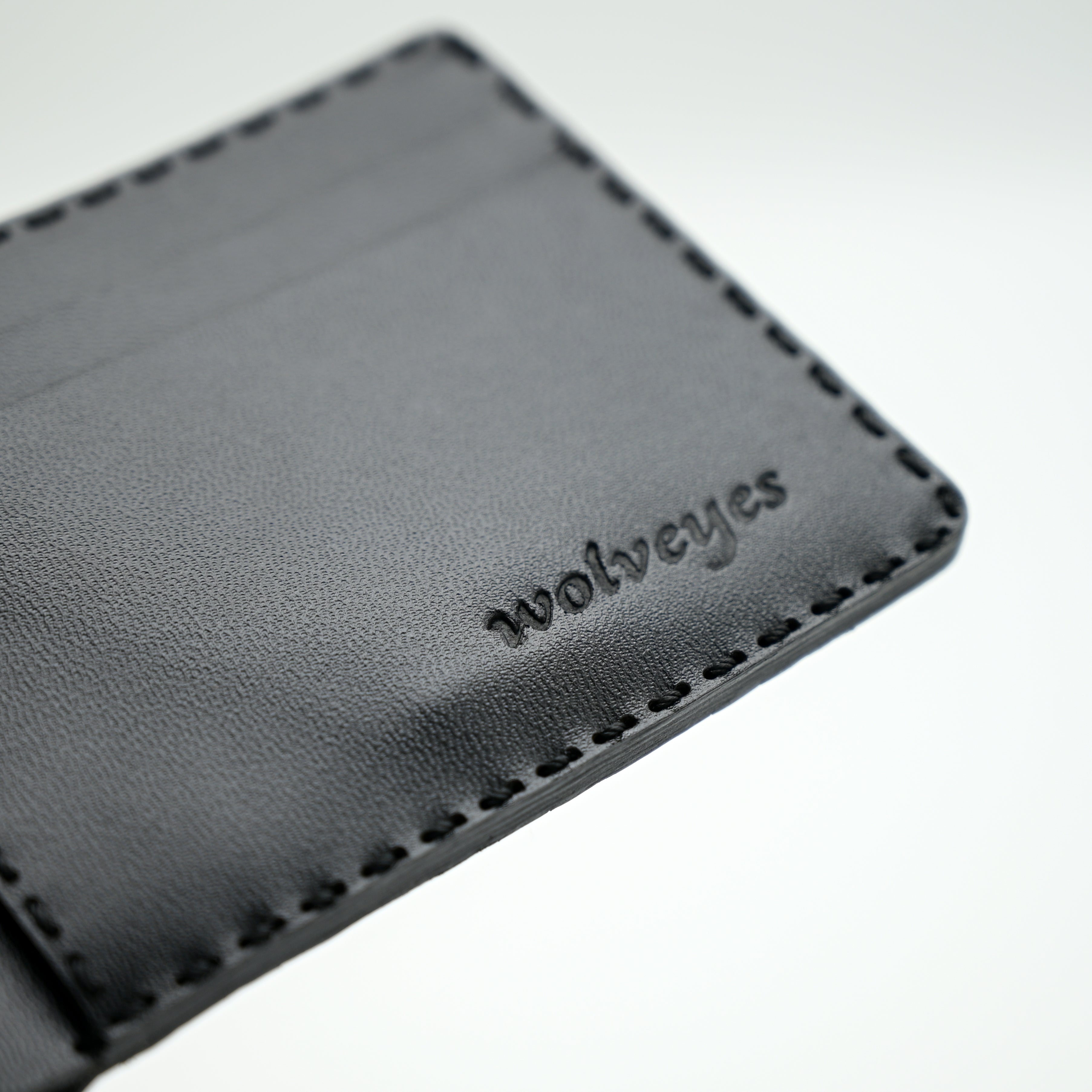Crocodile Pattent Leather Bifold Wallet